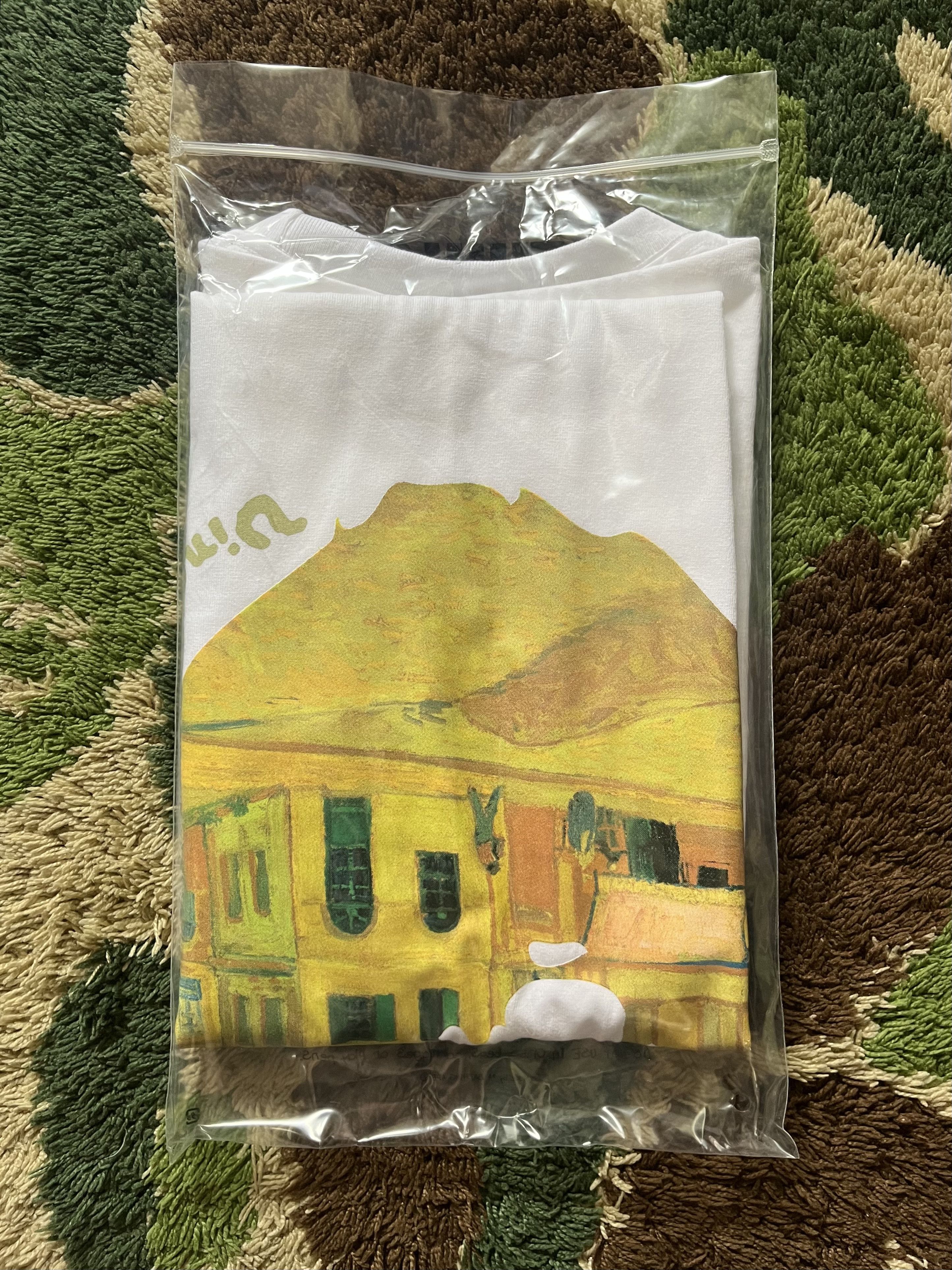 Bape BAPE VAN GOGH MUSEUM APE HEAD CANVAS ART TEE WHITE Size US XL / EU 56 / 4 - 7 Thumbnail