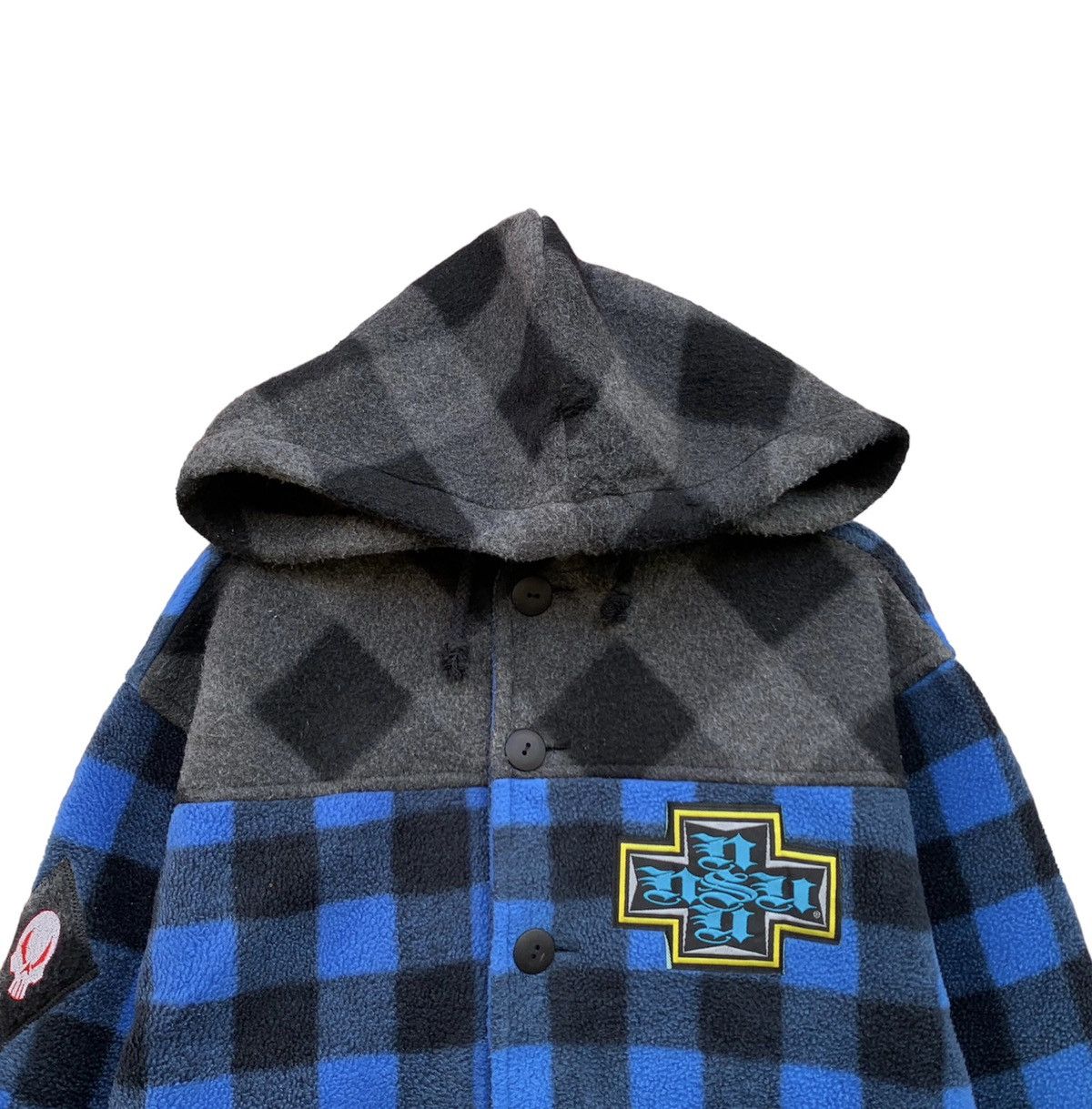 Vintage Vintage 90s North Shore Hawaii Fleece Hoodie Jacket Size US L / EU 52-54 / 3 - 4 Thumbnail