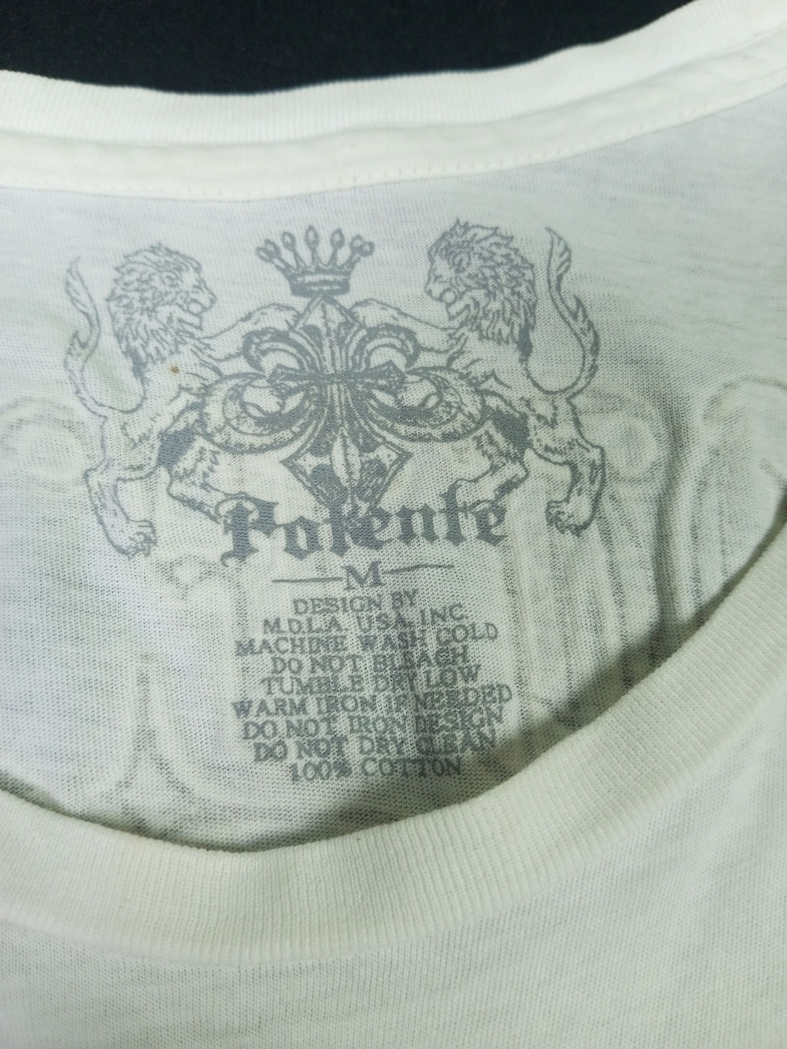 Japanese Brand Y2K Potente Poem Punk Live and Fair Embroidered Tshirt Size M / US 6-8 / IT 42-44 - 13 Thumbnail