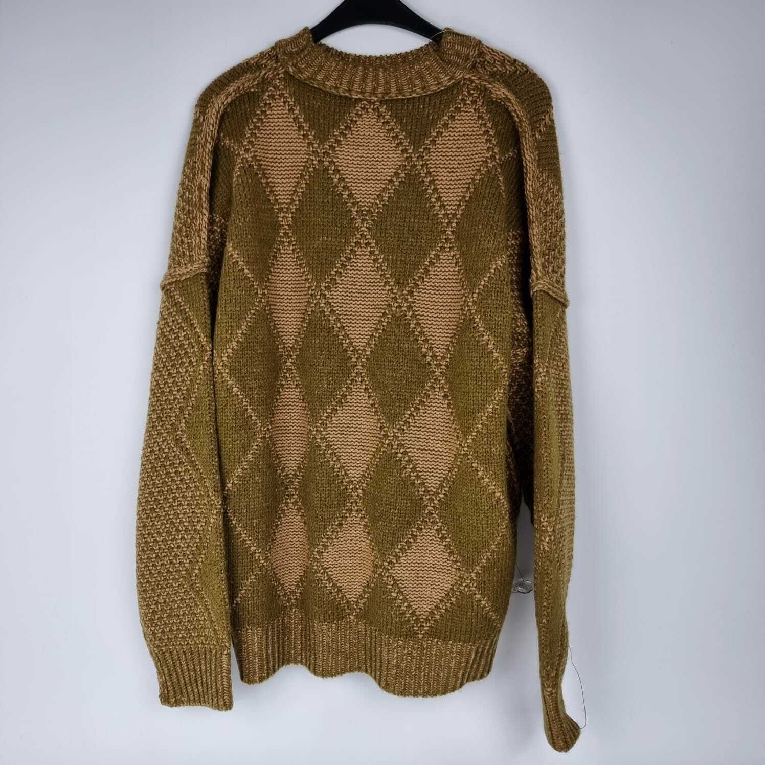 Versace VERSACE Khaki/Brown Sweater New Size S Size US S / EU 44-46 / 1 - 2 Thumbnail