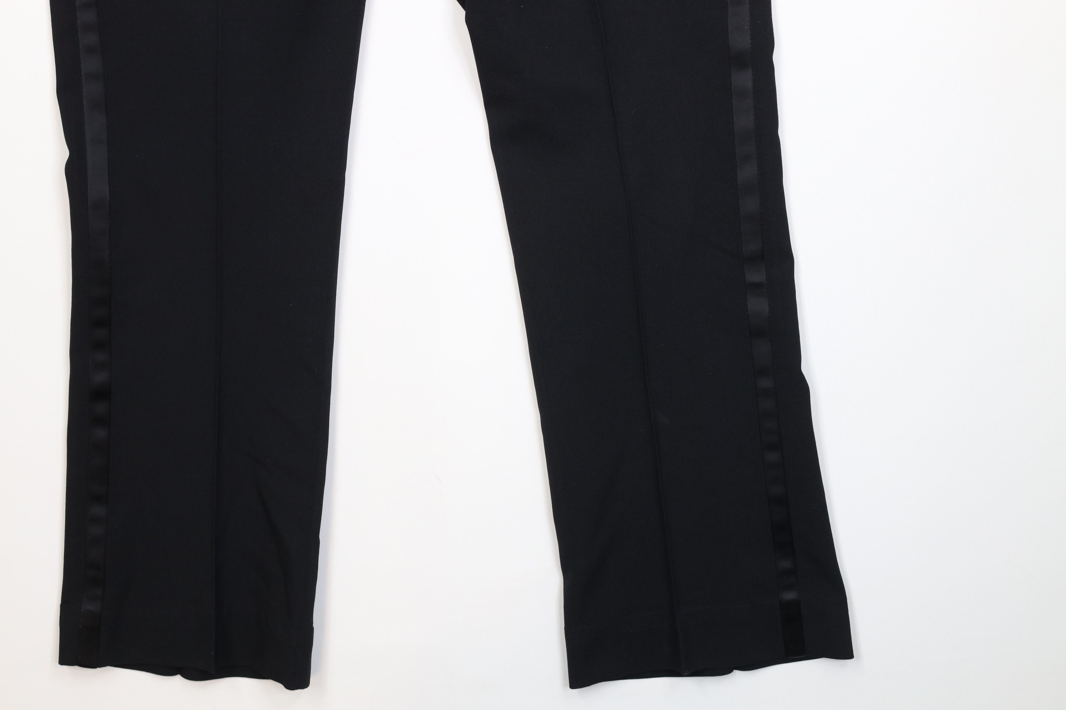 Vintage Vintage 60s 70s Streetwear Wool Flared Tuxedo Pants USA Size US 34 / EU 50 - 5 Thumbnail