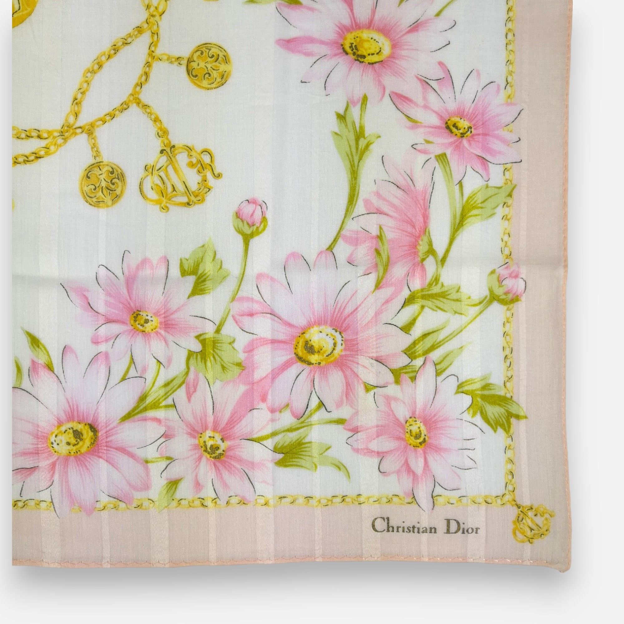 Japanese Brand Vintage Christian DIOR Handkerchief Neckerchief Bandana Size ONE SIZE - 3 Thumbnail