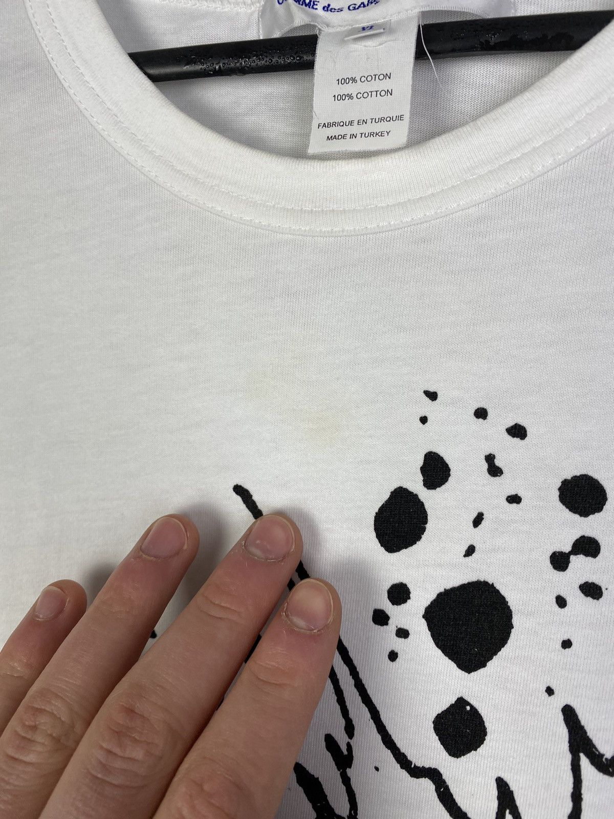Comme des Garcons SHIRT Come Des Garcons SHIRT Splaf T Shirt Tee Size US XL / EU 56 / 4 - 4 Thumbnail