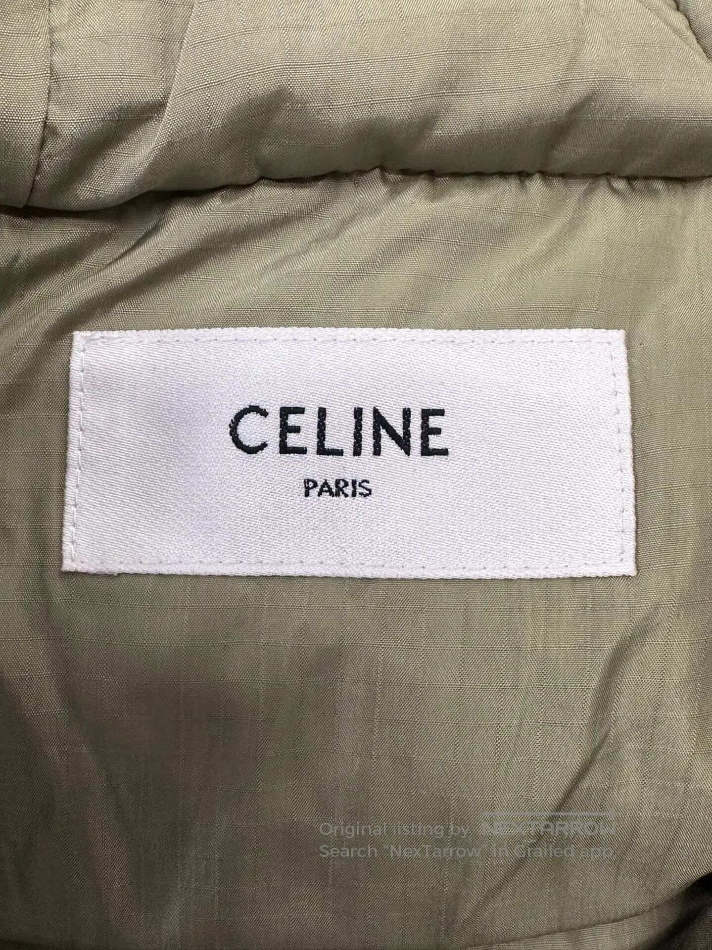 Celine Celine Olive Green Hooded Down Jacket. Size S / US 4 / IT 40 - 4 Thumbnail