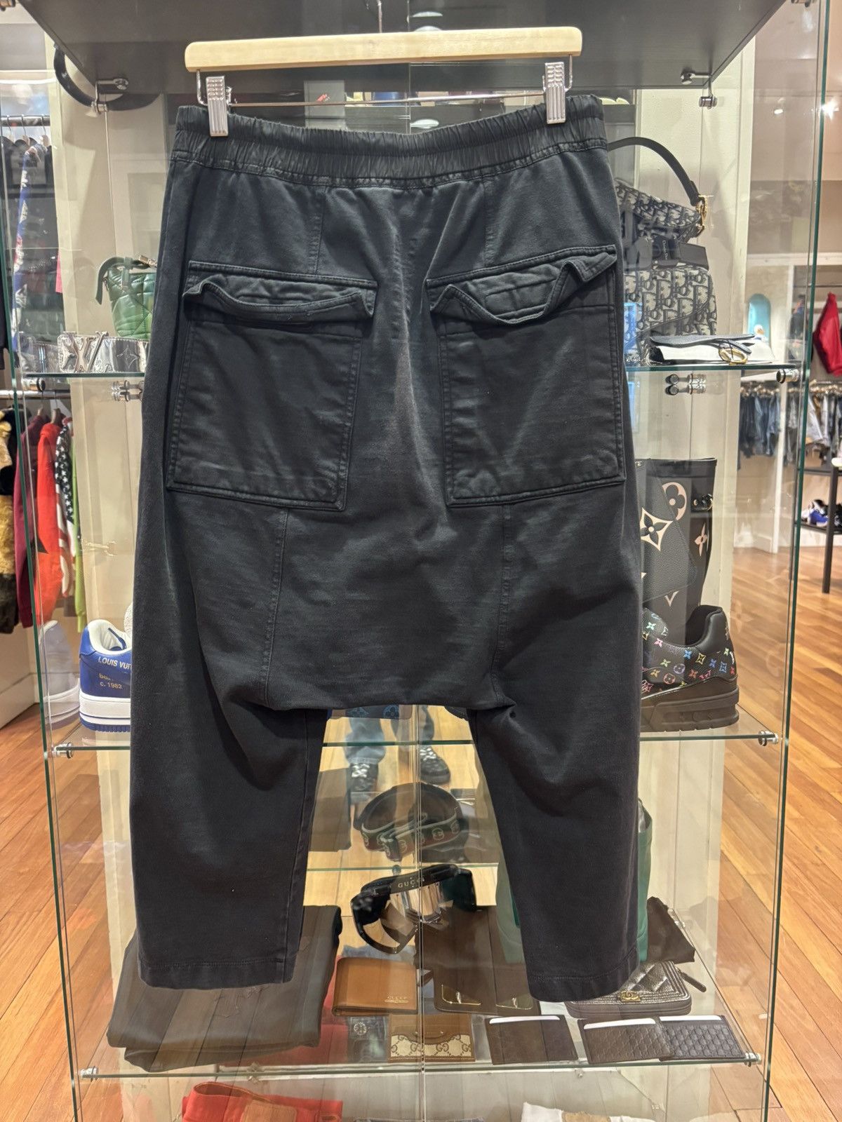 Rick Owens Rick Owen’s Cropped Sweatpant Size US 30 / EU 46 - 2 Thumbnail