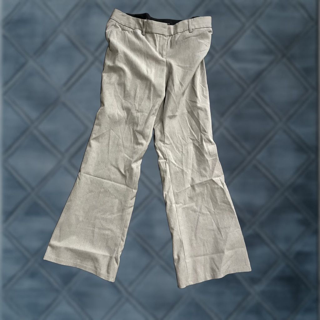 Express Express Editor Relaxed Trouser Pants Women’s 8S Gray Mid Rise Work Career Size 30" / US 8 / IT 44 - 1 Thumbnail