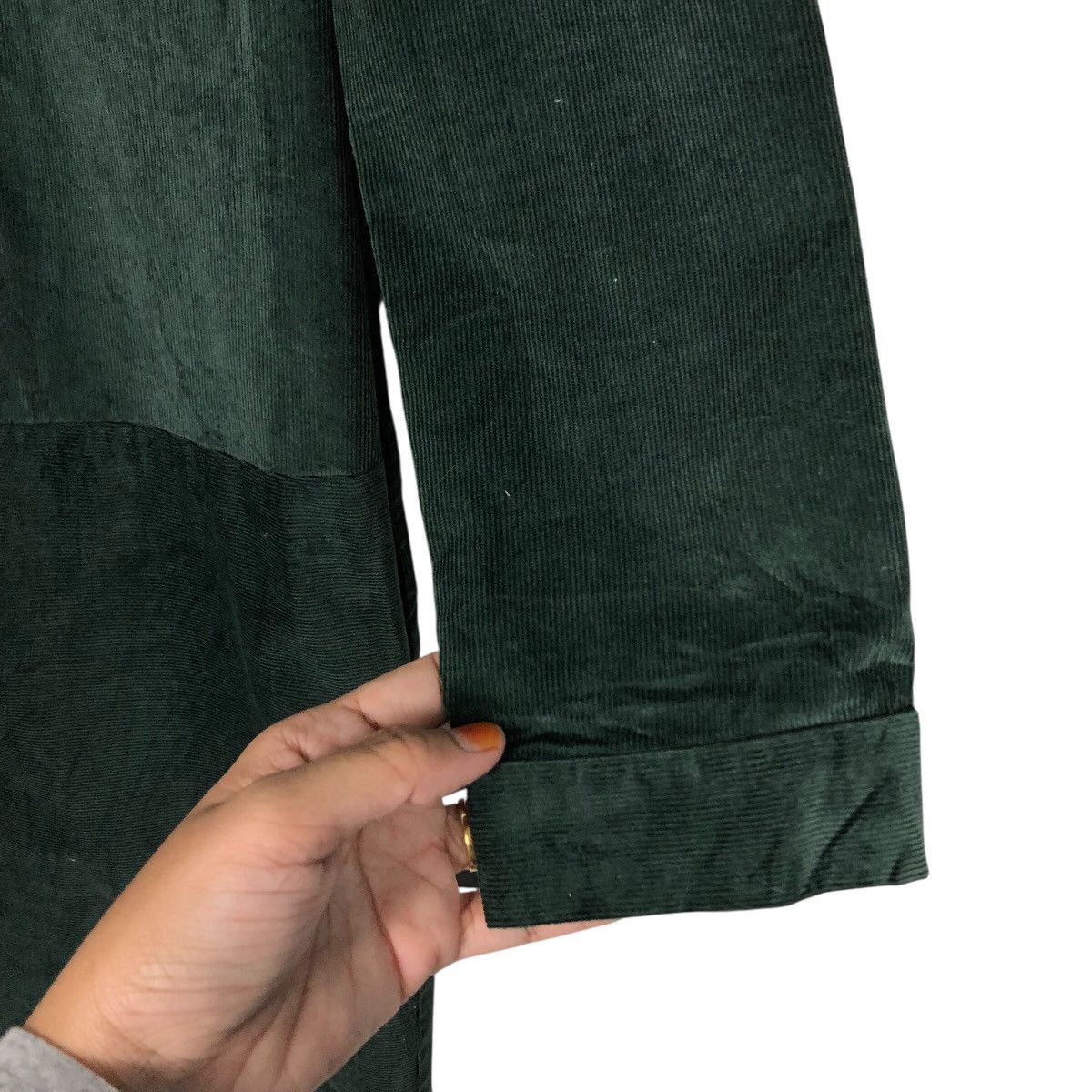 Cos 📌Rich Green Vintage Corduroy Dress COS Size M / US 6-8 / IT 42-44 - 15 Thumbnail