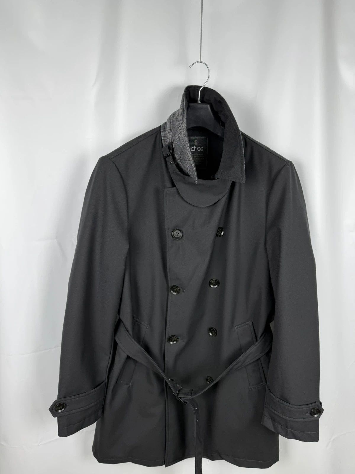 Other Adhoc Men Trench Coat Warm Belted Polyester size 50 Size US M / EU 48-50 / 2 - 10 Thumbnail