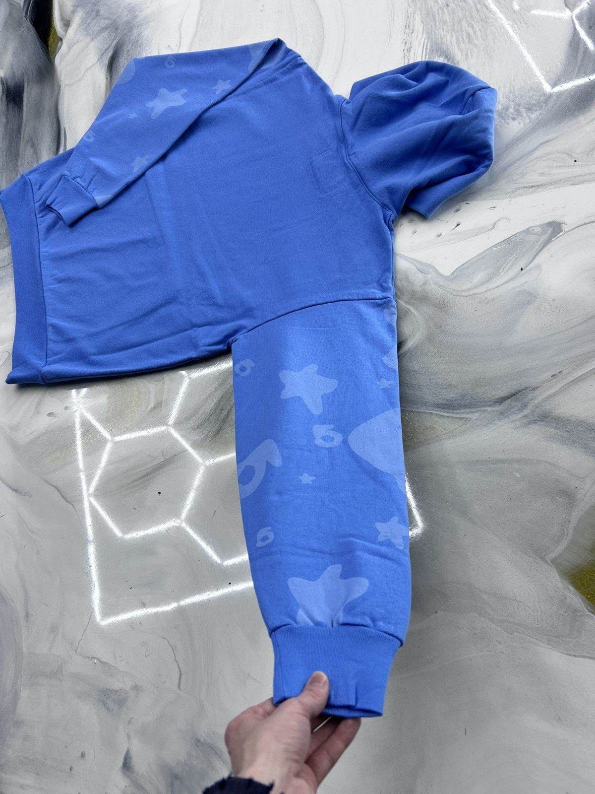 Sp5der Sp5der Beluga V2 Hoodie Dusty Blue Size M Size US M / EU 48-50 / 2 - 6 Thumbnail