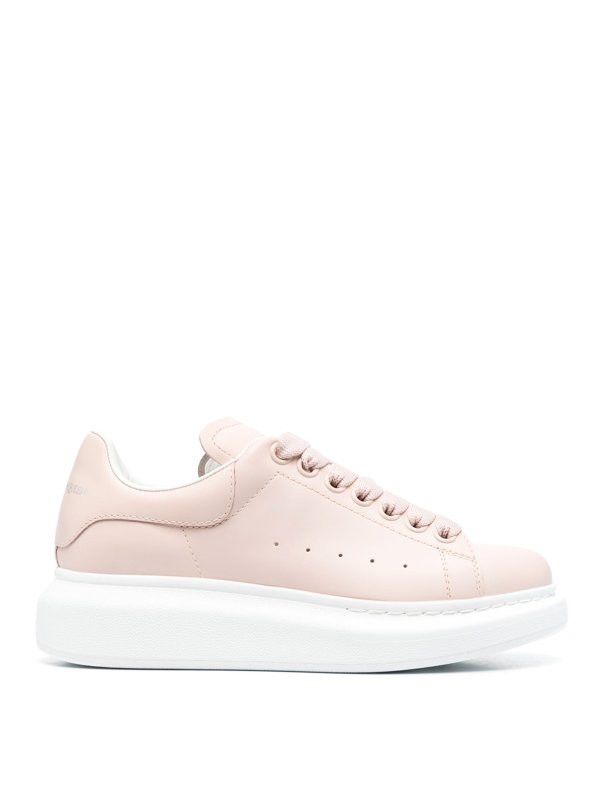 Alexander McQueen o1w1db10925 Oversized Sneaker in Blush White Size US 11 / IT 41 - 1 Thumbnail