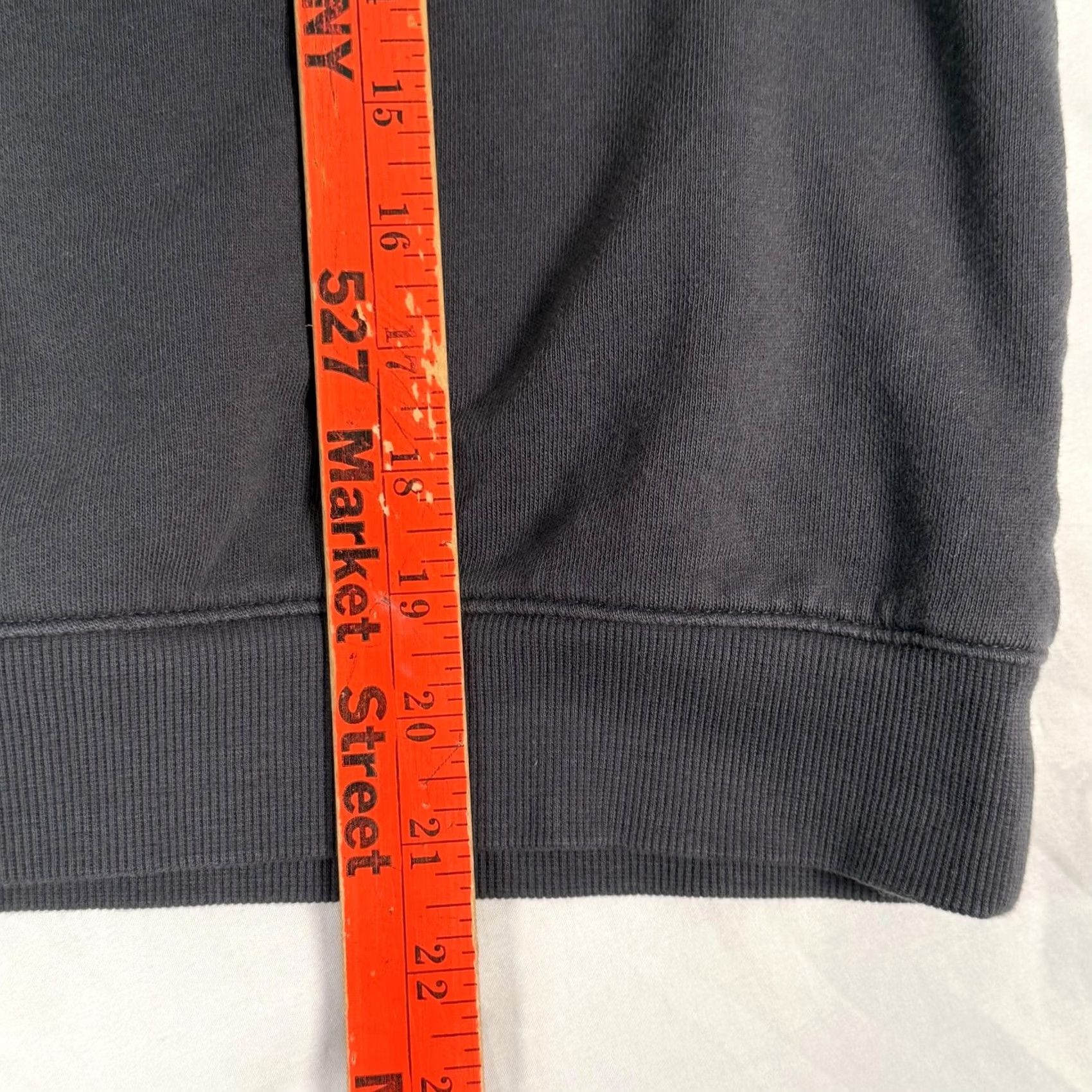 Z Supply Z SUPPLY Sweatshirt Crewneck Puff Sleeve Women Medium Gray Pullover Casual Knit Fleece Cotton Size M / US 6-8 / IT 42-44 - 7 Thumbnail