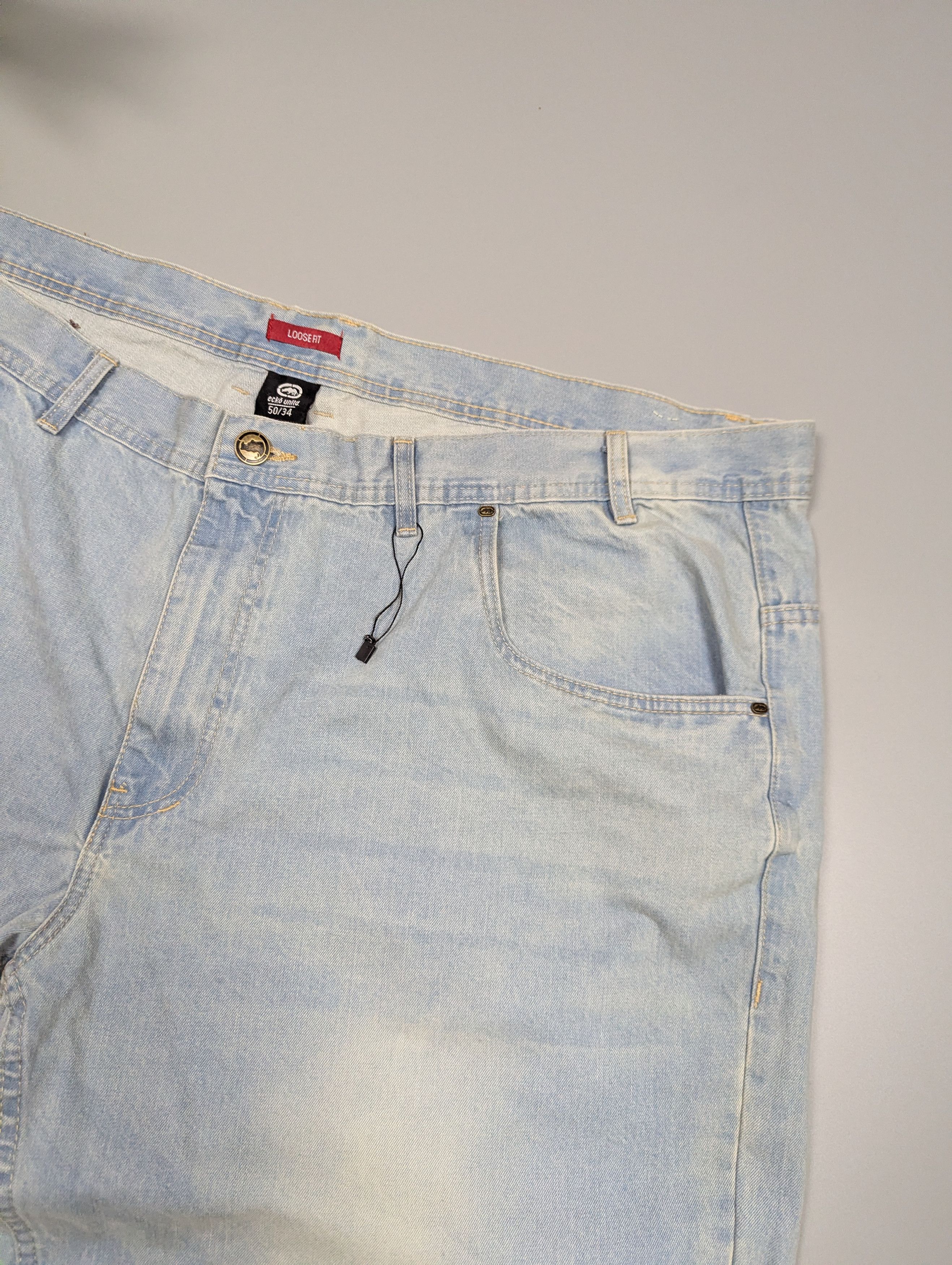 Ecko Unltd. NEW Ecko Unltd. "Fat Bro" Y2K Baggy Jeans W50 L34 Size US 44 / EU 60 - 14 Thumbnail