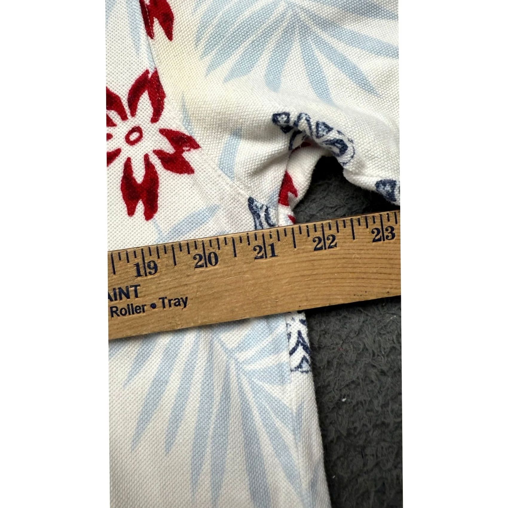 Ralph Lauren VINTAGE Chaps Ralph Lauren Polo Shirt Floral Short Sleeve Mens L White Red Casual Size US L / EU 52-54 / 3 - 7 Thumbnail