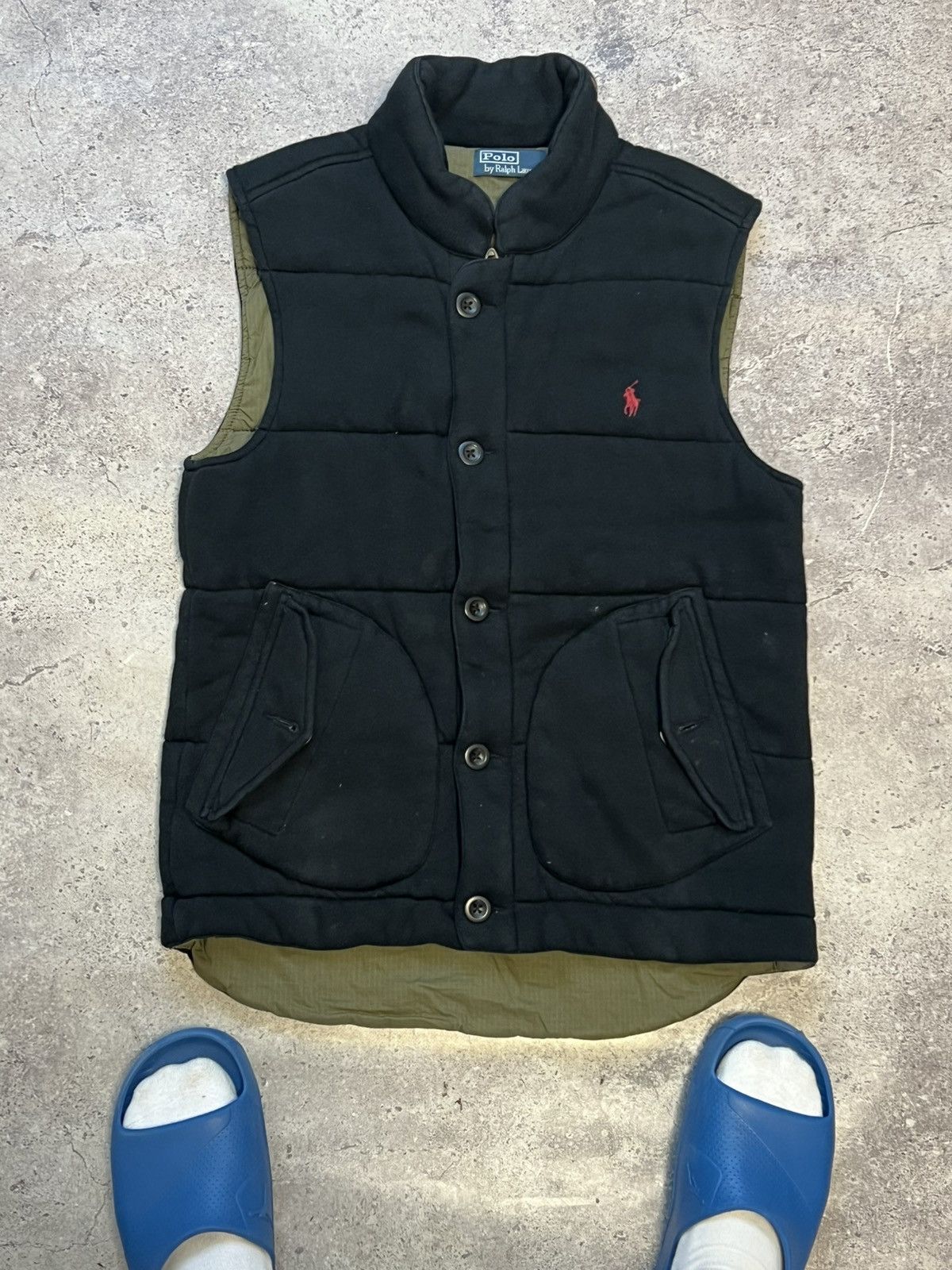 Polo Ralph Lauren × RRL Ralph Lauren Vintage Polo Ralph Lauren Puffed Plaid Lining Vest Size US M / EU 48-50 / 2 - 1 Thumbnail