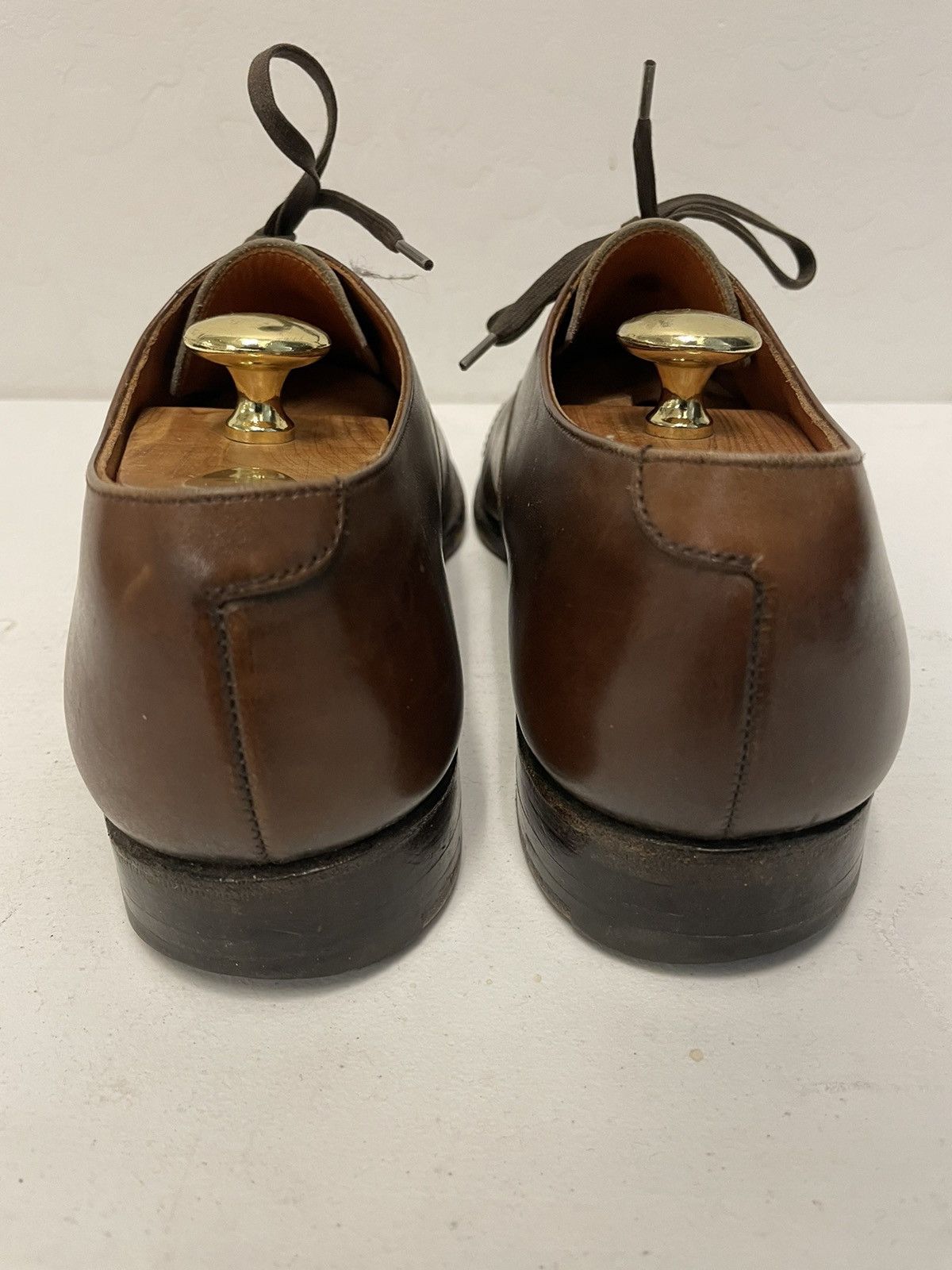 Crockett & Jones × Polo Ralph Lauren × Vintage Bench Made by Crockett & Jones Cap Toe Oxfords Size US 9 / EU 42 - 3 Thumbnail