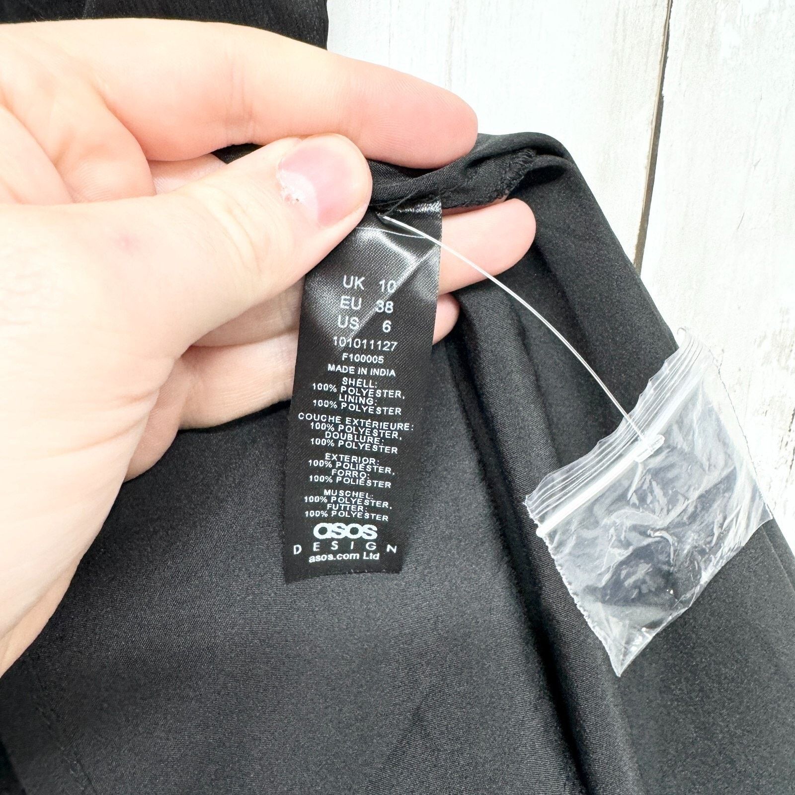 Asos ASOS Dress Sz 6 Mini Laced Open Black Pleated Ruffled Black Size M / US 6-8 / IT 42-44 - 7 Thumbnail