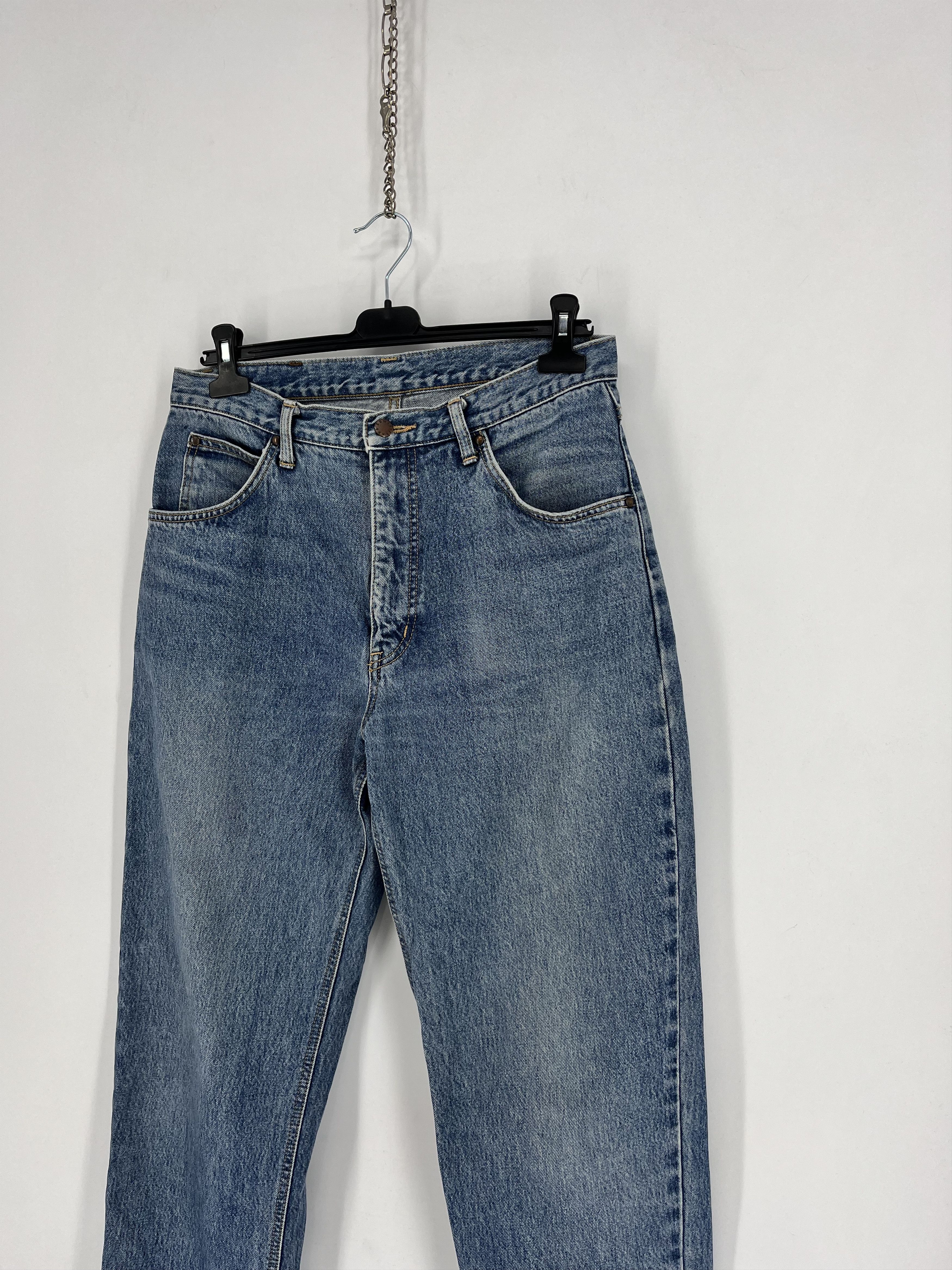 Edwin × Japanese Brand × Vintage Vintage 90s Edwin Made in Japan Tapered Navy Men’s Jeans Size US 33 - 4 Thumbnail