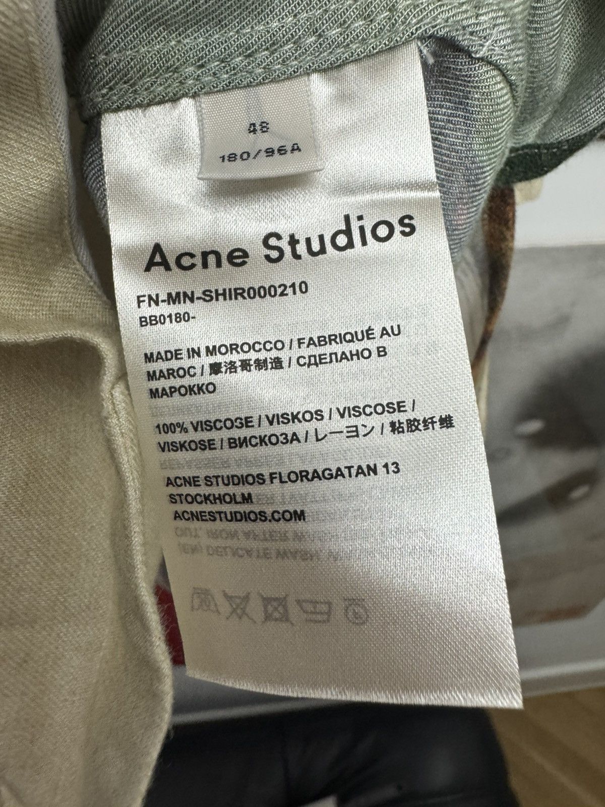 Acne Studios Acne Studios Simon Horse Shirt Viscose Box Button Up Western Size US M / EU 48-50 / 2 - 5 Thumbnail