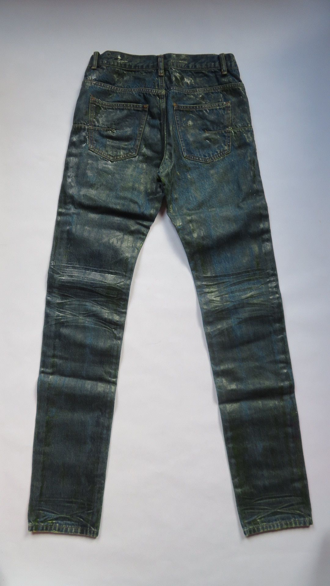 Other Green Waxed Denim Dior Homme Style Size US 28 / EU 44 - 3 Thumbnail