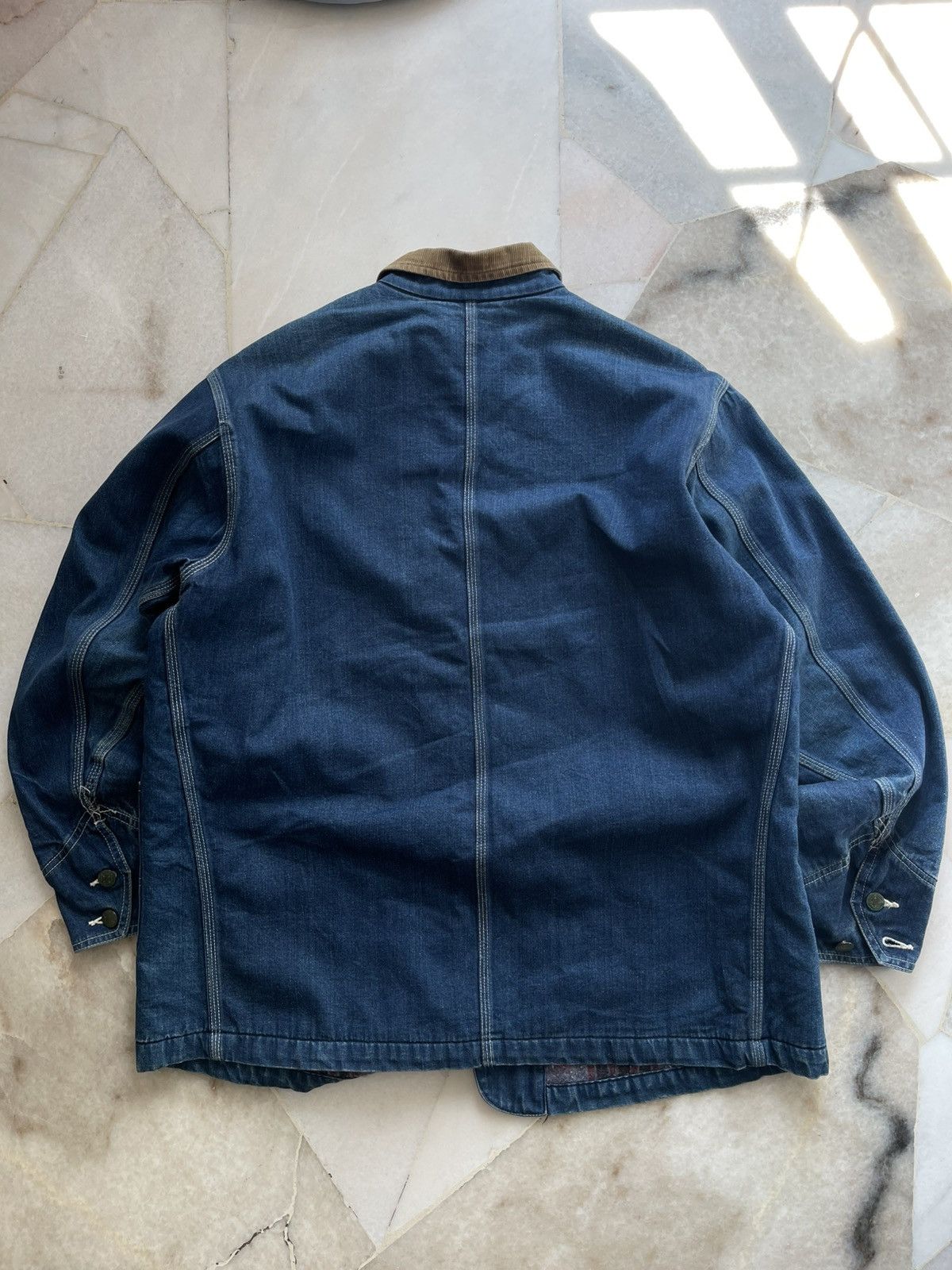 Sugar Cane × Toyo Enterprises 90s Sugar Cane Sanforized Chore Jacket Size US XL / EU 56 / 4 - 11 Thumbnail