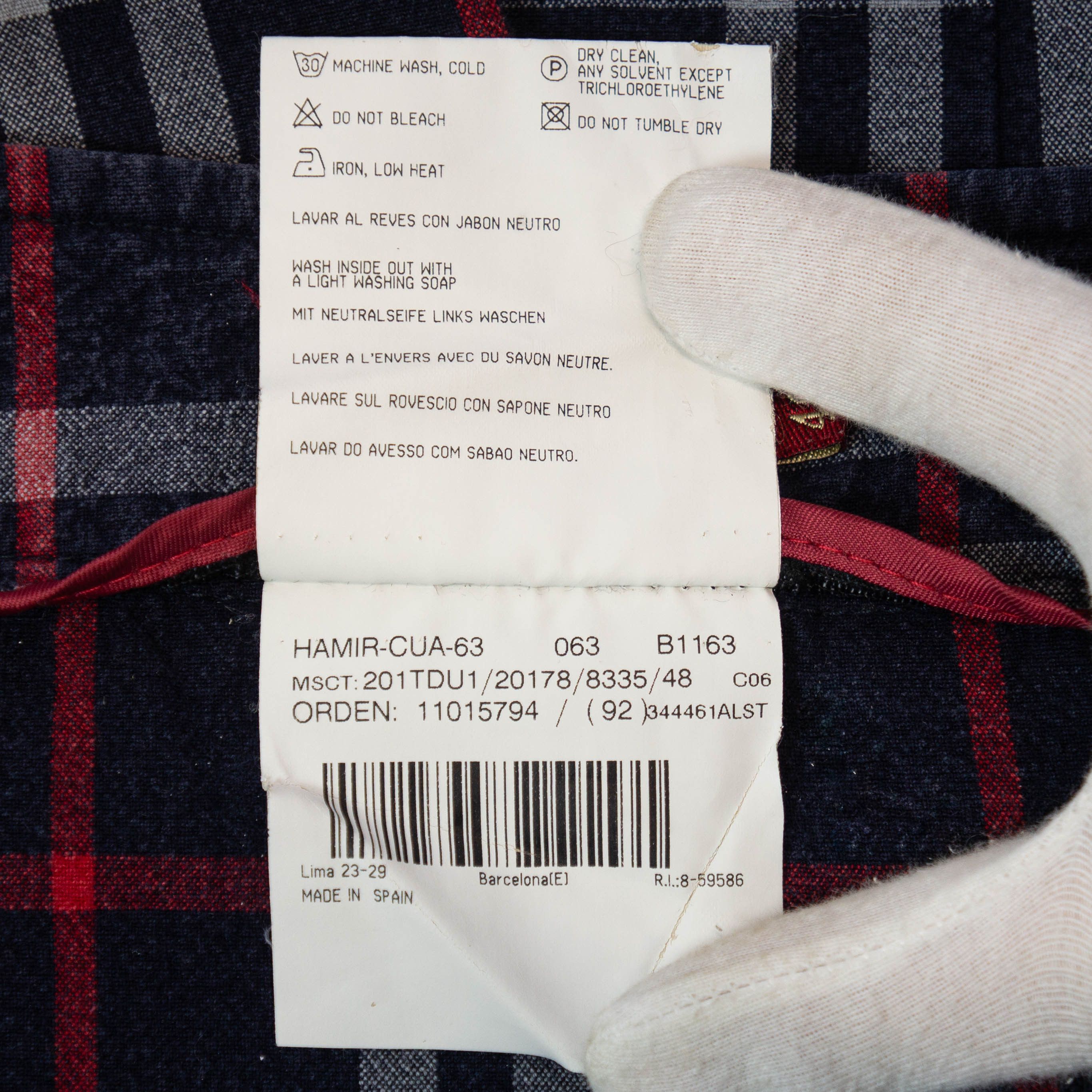 Burberry BURBERRY Check Monogram Pants Black Women Vintage 00s Size 34" / US 12 / IT 48 - 10 Thumbnail