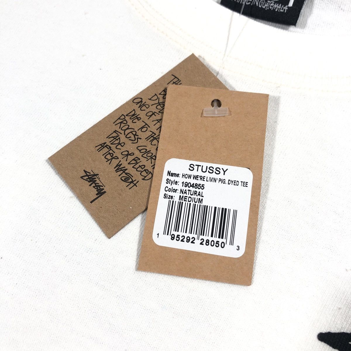 Stussy × Vintage Stussy How We're Livin Tee Size US M / EU 48-50 / 2 - 7 Thumbnail