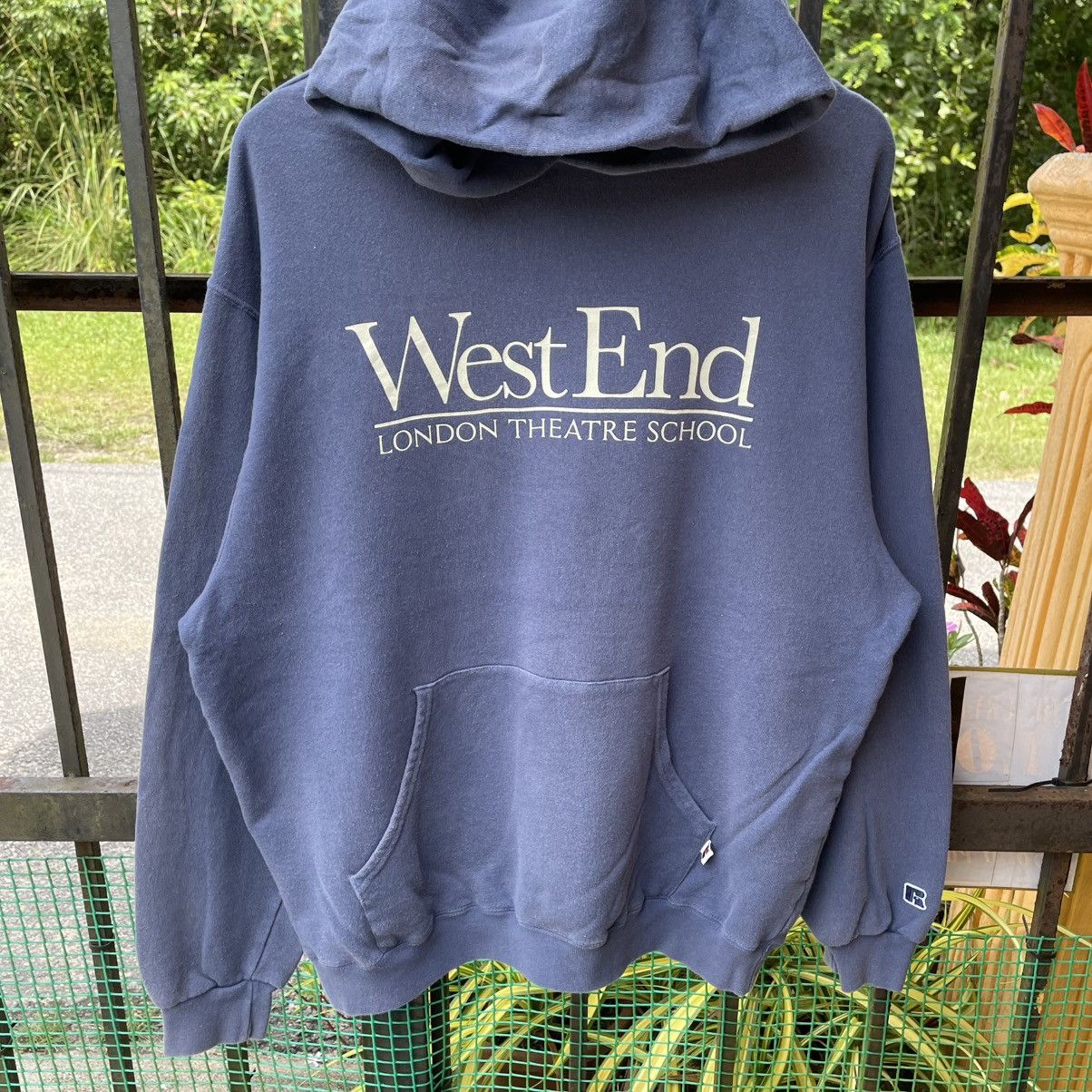Russell Athletic 🔥Vintage Russell London Theatre School Pullover Hoodie Size US L / EU 52-54 / 3 - 5 Thumbnail