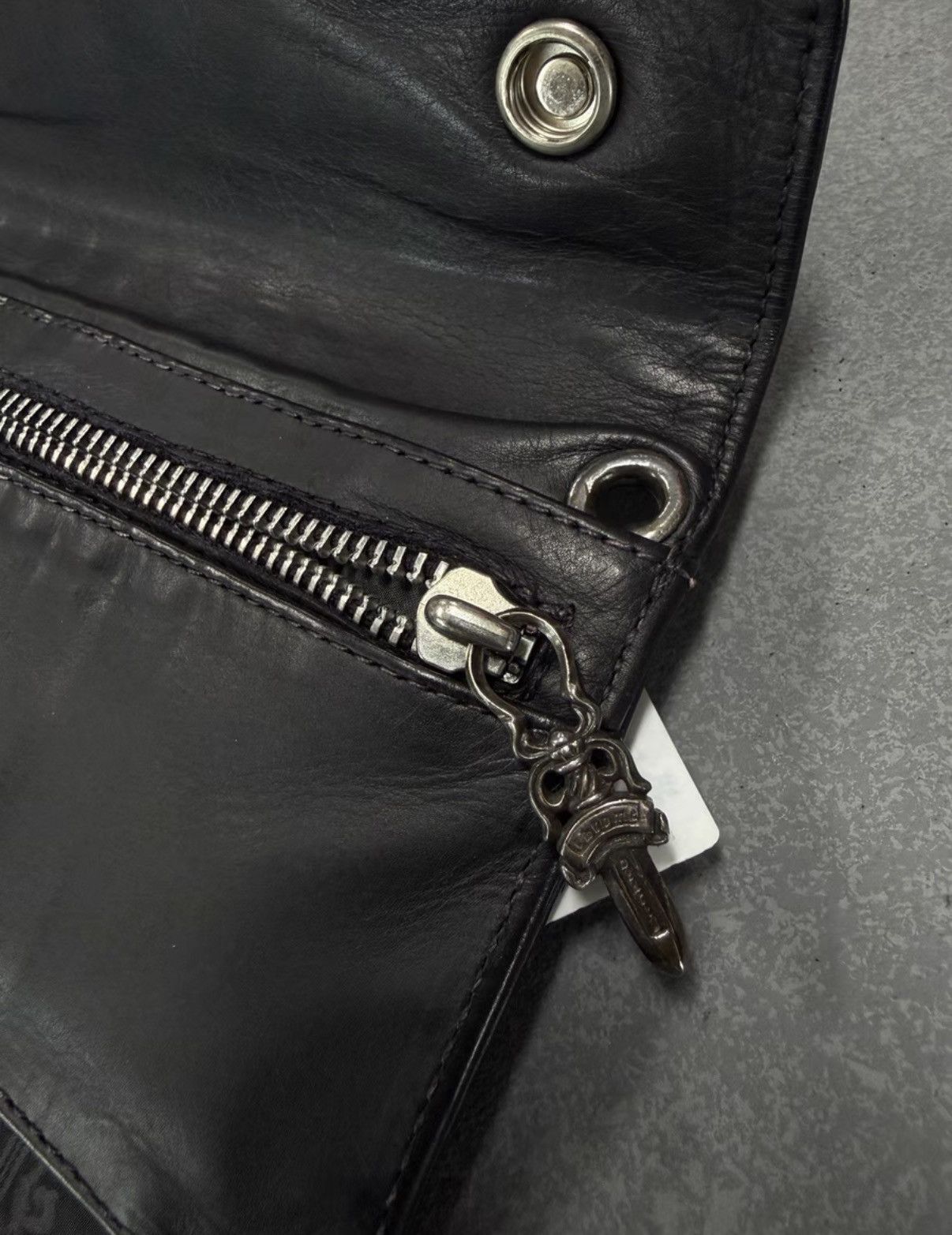 Chrome Hearts Chrome Hearts Sword Cross Silver-Button Long Wallet Size ONE SIZE - 5 Thumbnail