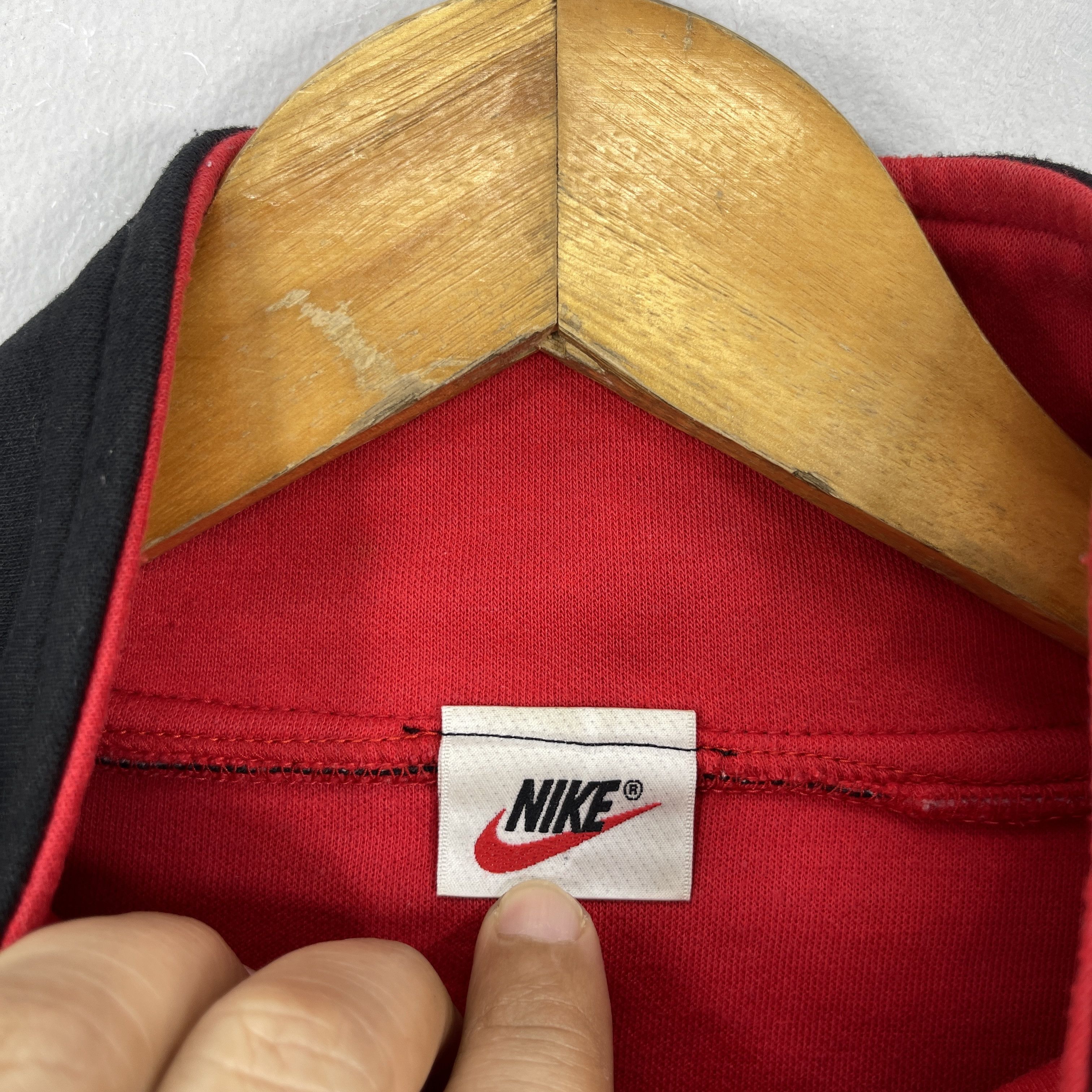 Nike Vintage 90's NIKE Swoosh Sport Usa Half Zipper Sweatshirt Size US M / EU 48-50 / 2 - 5 Thumbnail