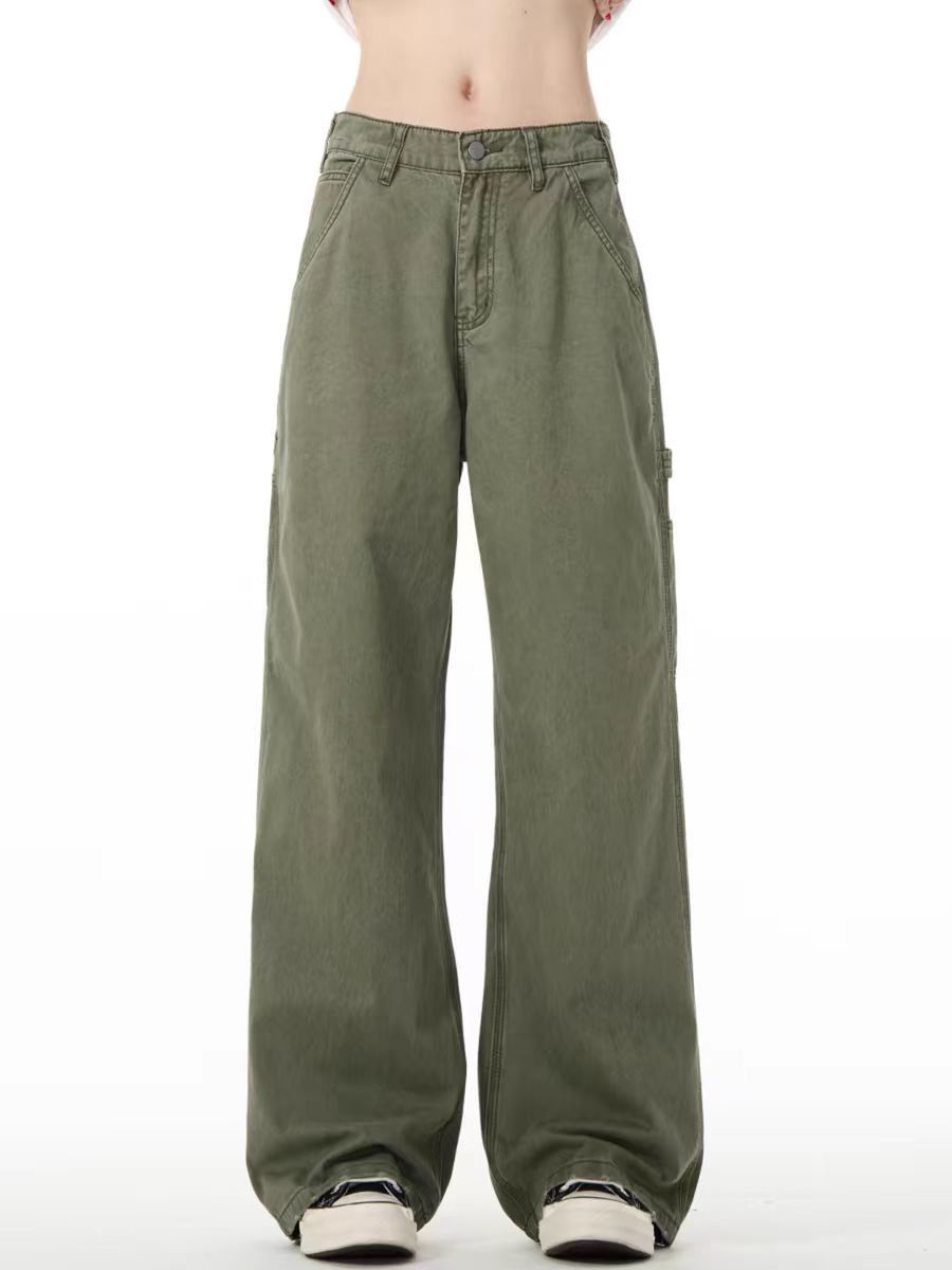 Japanese Brand × Vintage Green High Street Vintage Loose Jeans Size US 30 / EU 46 - 2 Thumbnail