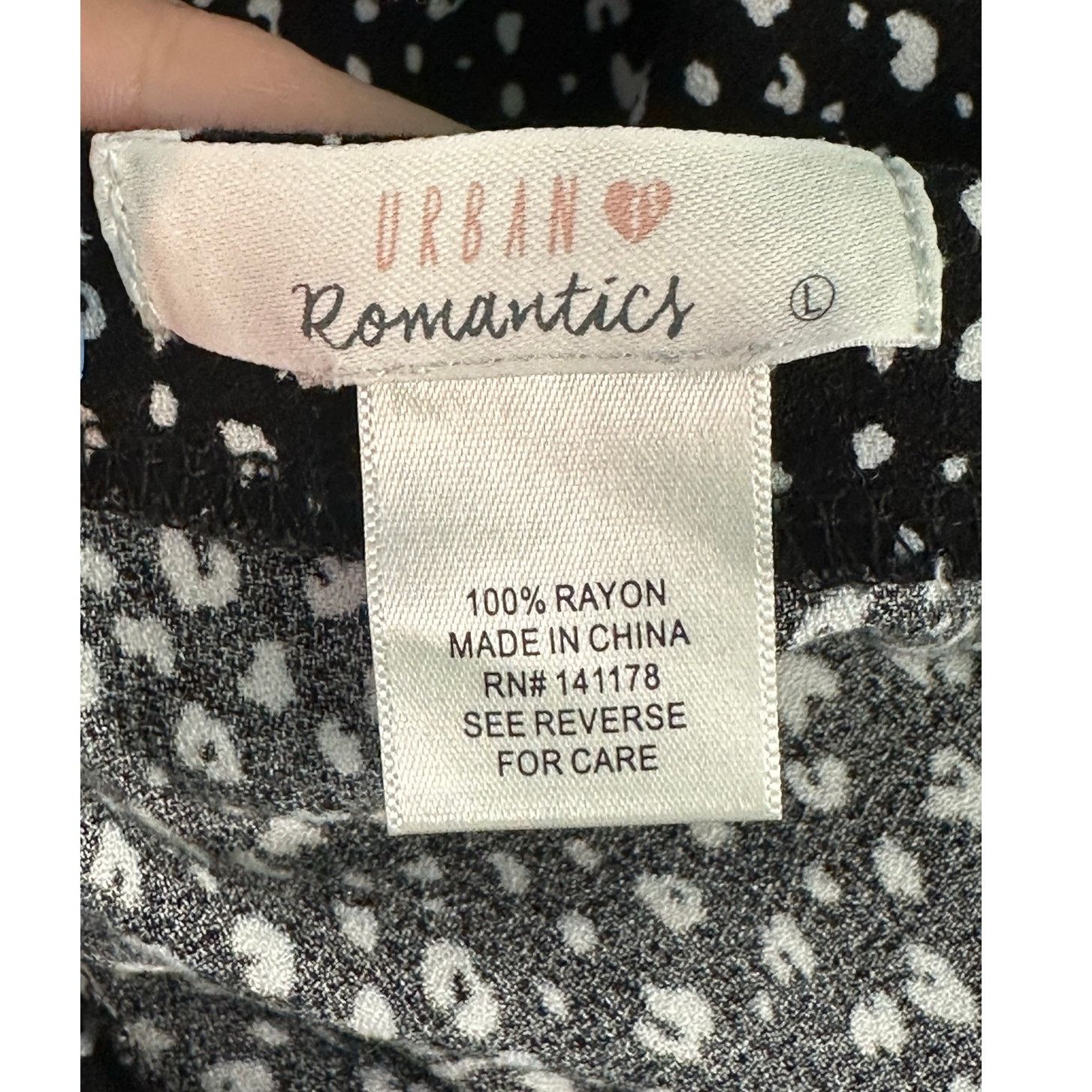 Other Urban Romantics black white faux wrap midi skirt size Large Size 34" / US 12 / IT 48 - 3 Thumbnail