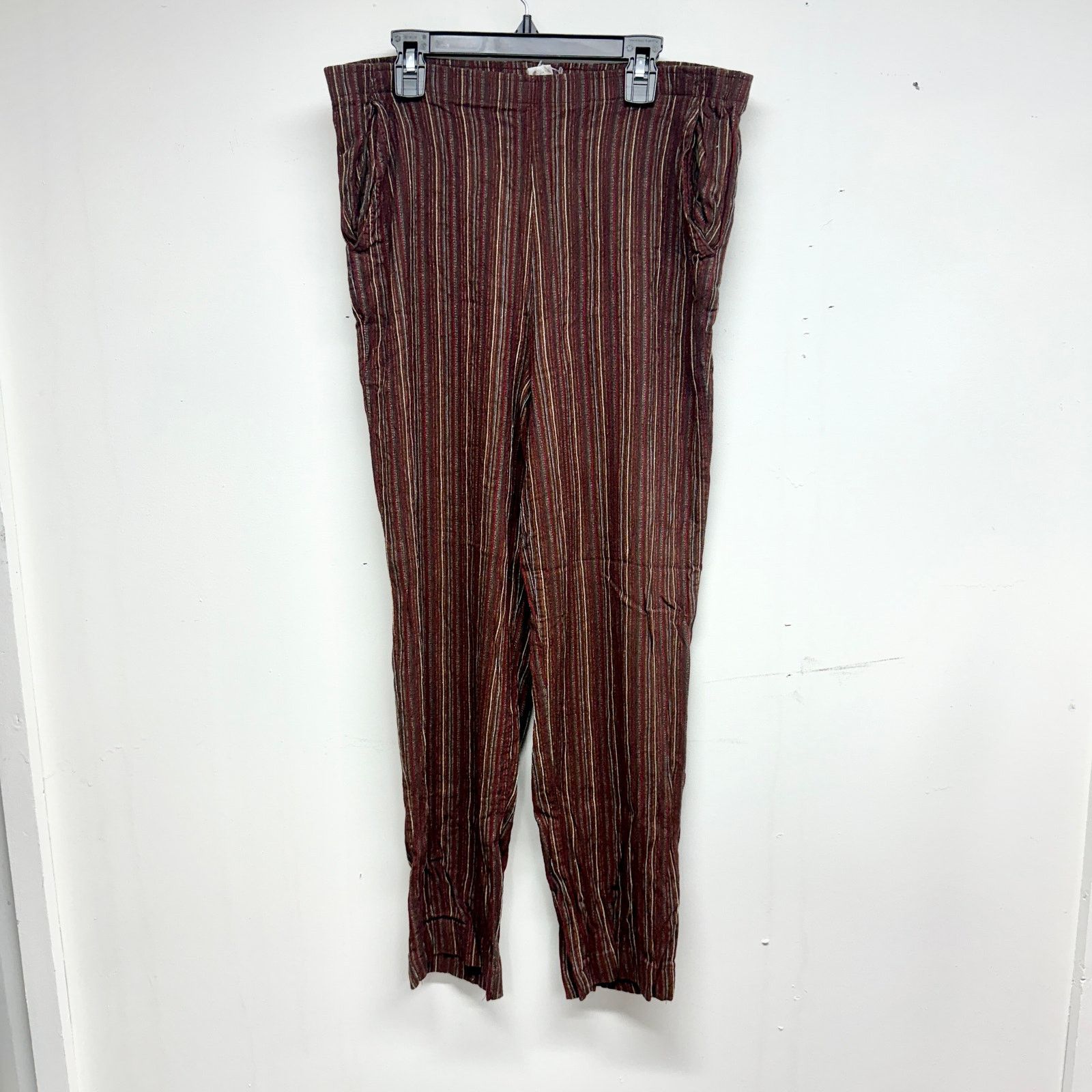 Vintage Isabella Bird Vintage Retro Comfort Stripe Pants Size SP Size 28" / US 6 / IT 42 - 1 Thumbnail