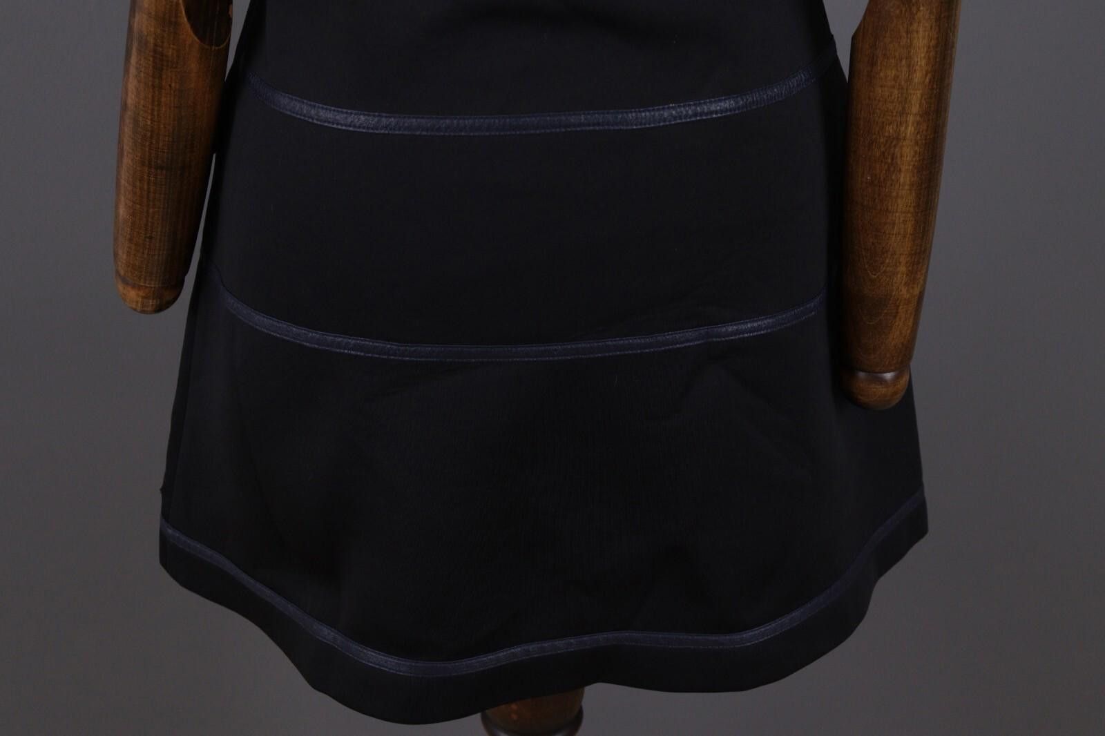 Designer Cop Copine Manege Robe Black Striped Dress Size 36 Size M / US 6-8 / IT 42-44 - 12 Thumbnail