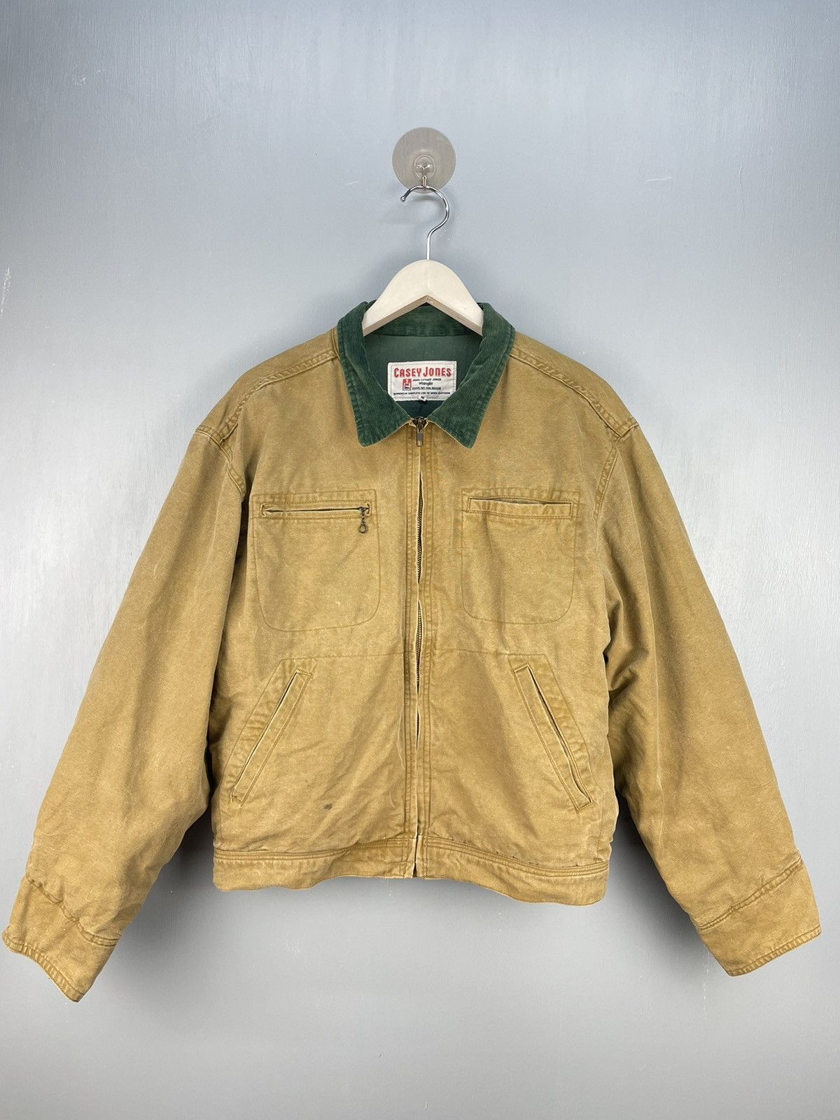 Vintage Vintage Casey Jones Wrangler zip up work Detroit jacket Size US M / EU 48-50 / 2 - 1 Thumbnail