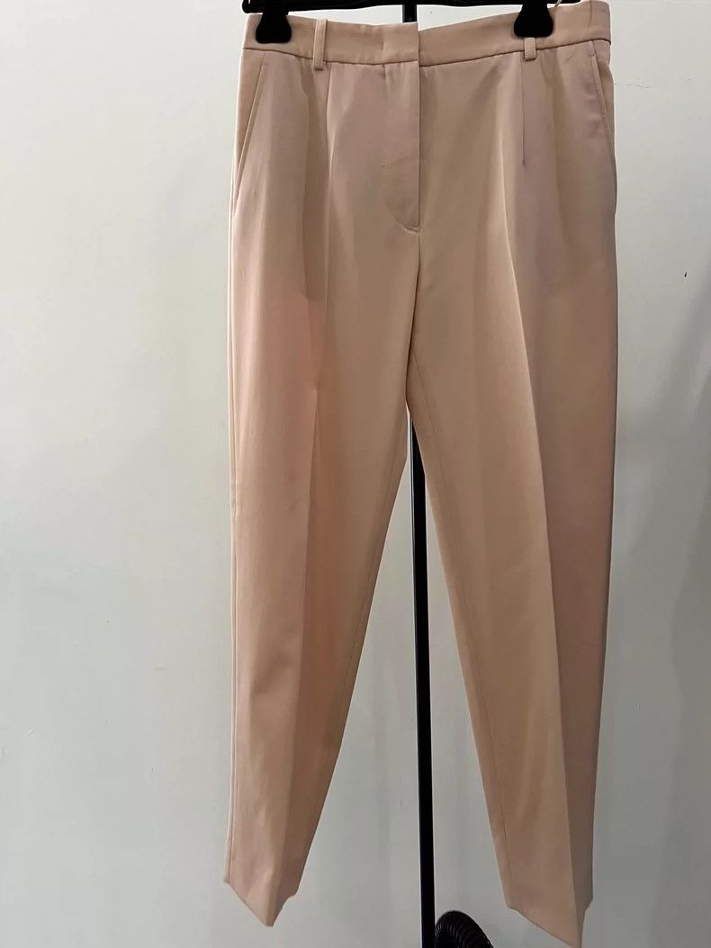 Jil Sander Jil Sander Light Pink Lightweight Wool Trouser Size 42" / US 20 - 1 Thumbnail
