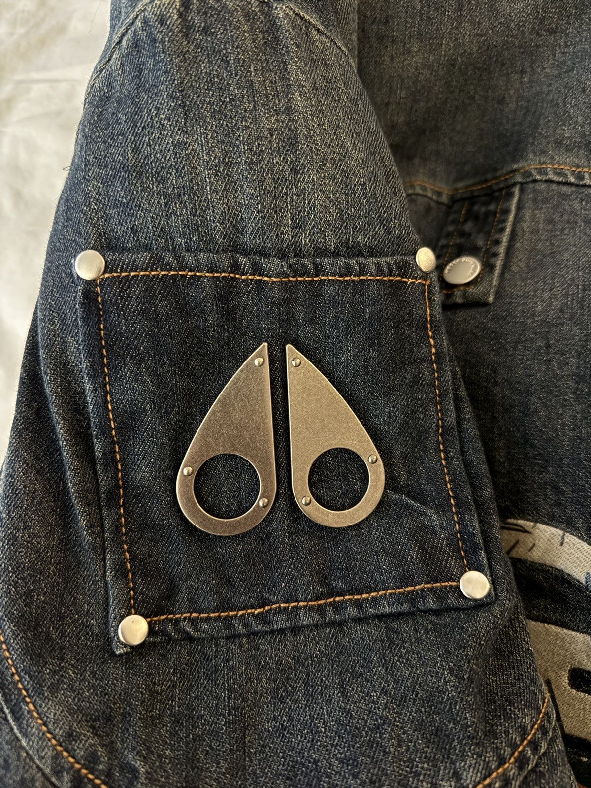 Moose Knuckles Moose Knuckles x Evisu Denim Bomber Size US L / EU 52-54 / 3 - 5 Thumbnail