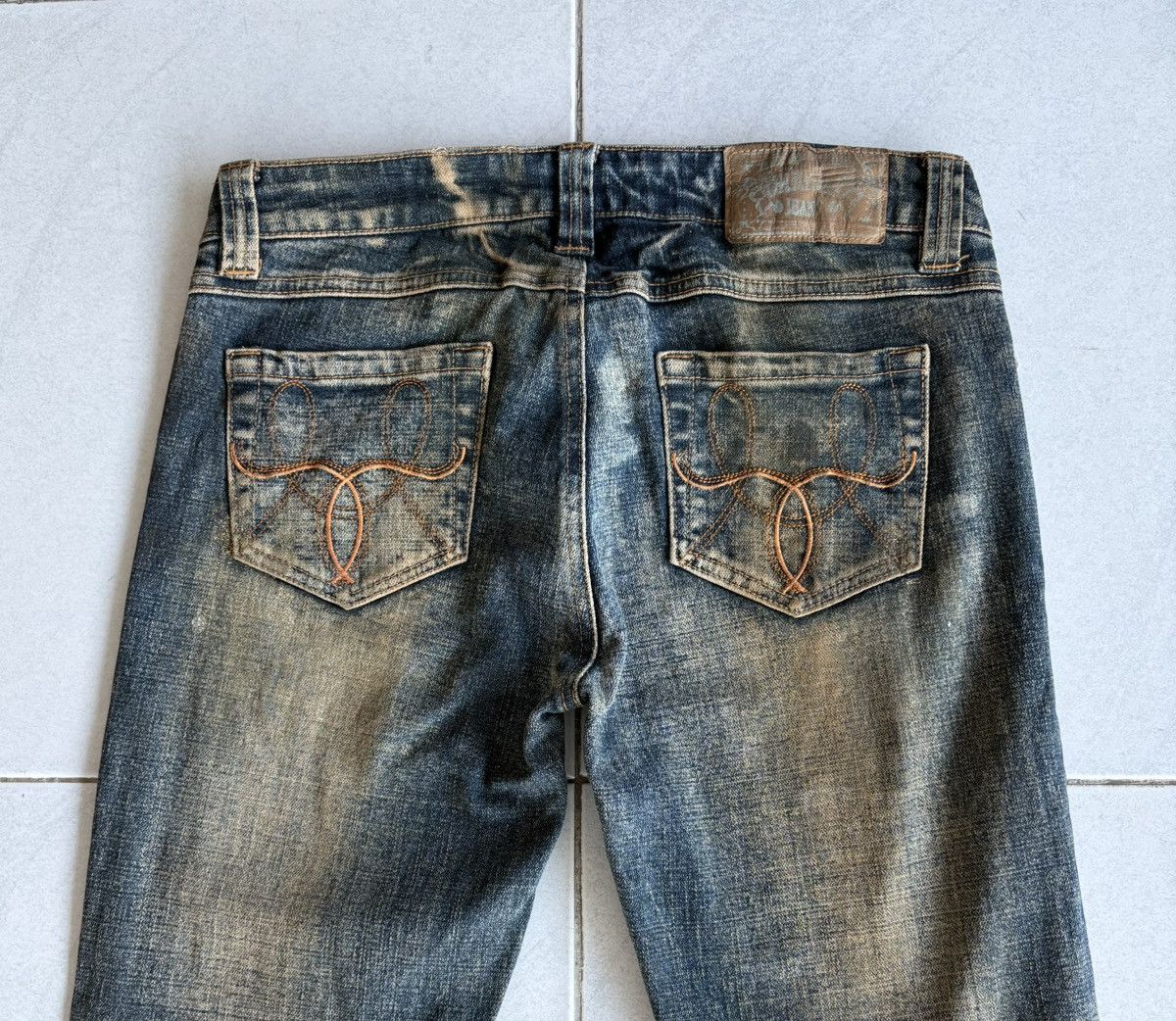 Japanese Brand Japanese High Quality Flared Jeans Distressed Denim Size US 29 - 11 Thumbnail