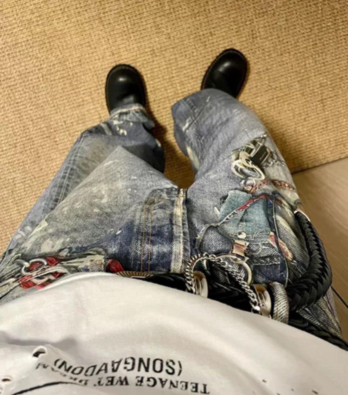 Acne Studios Acne Studios 3D Digital Printed Jeans Size US 44 / EU 60 - 7 Thumbnail