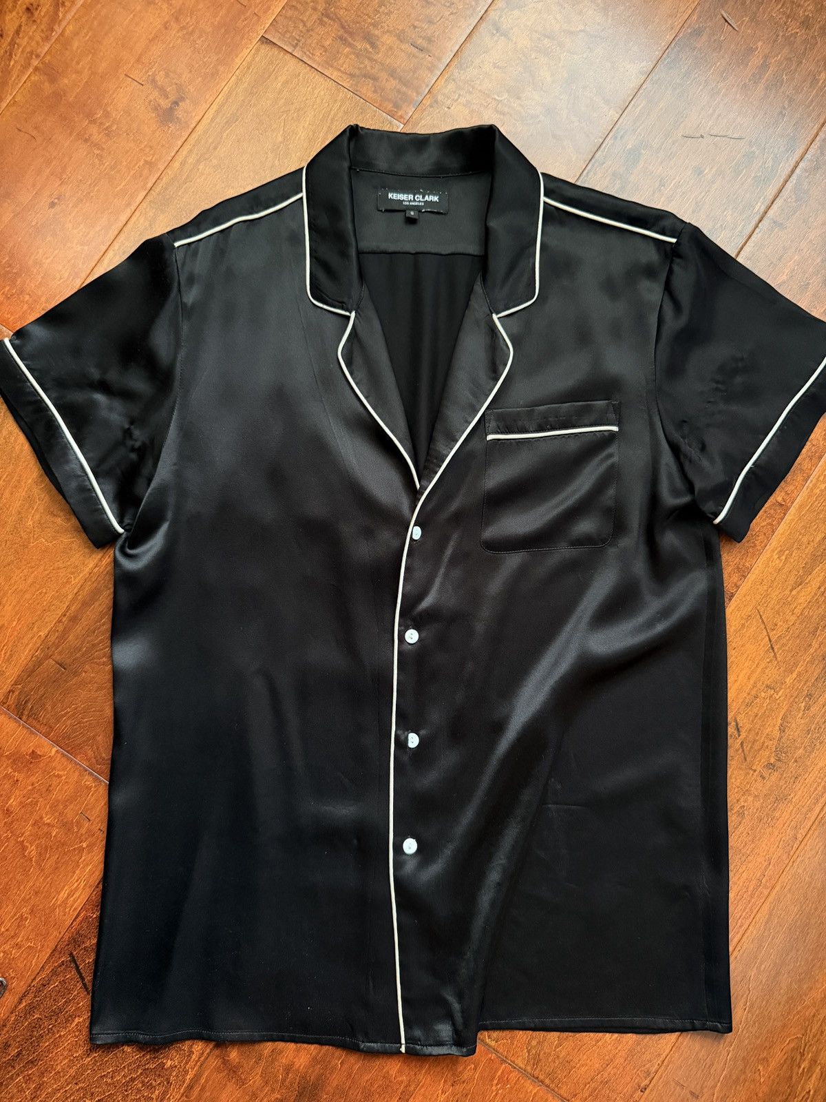 Keiser Clark Silk Pajama Shirt Size US S / EU 44-46 / 1 - 1 Thumbnail