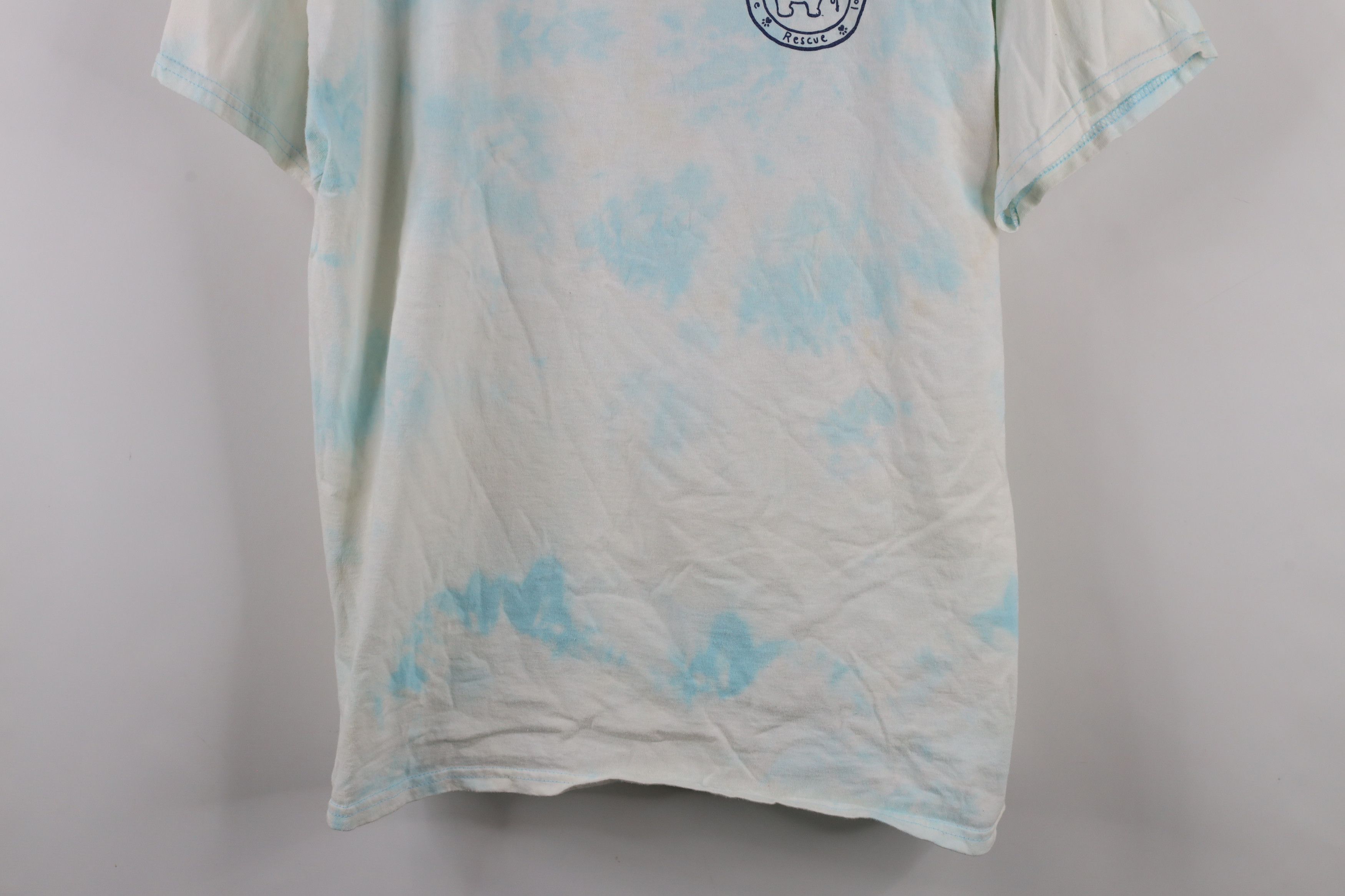 Vintage Vintage Y2K Streetwear Dog Puppy Acid Wash T-Shirt Cotton Size L / US 10 / IT 46 - 3 Thumbnail