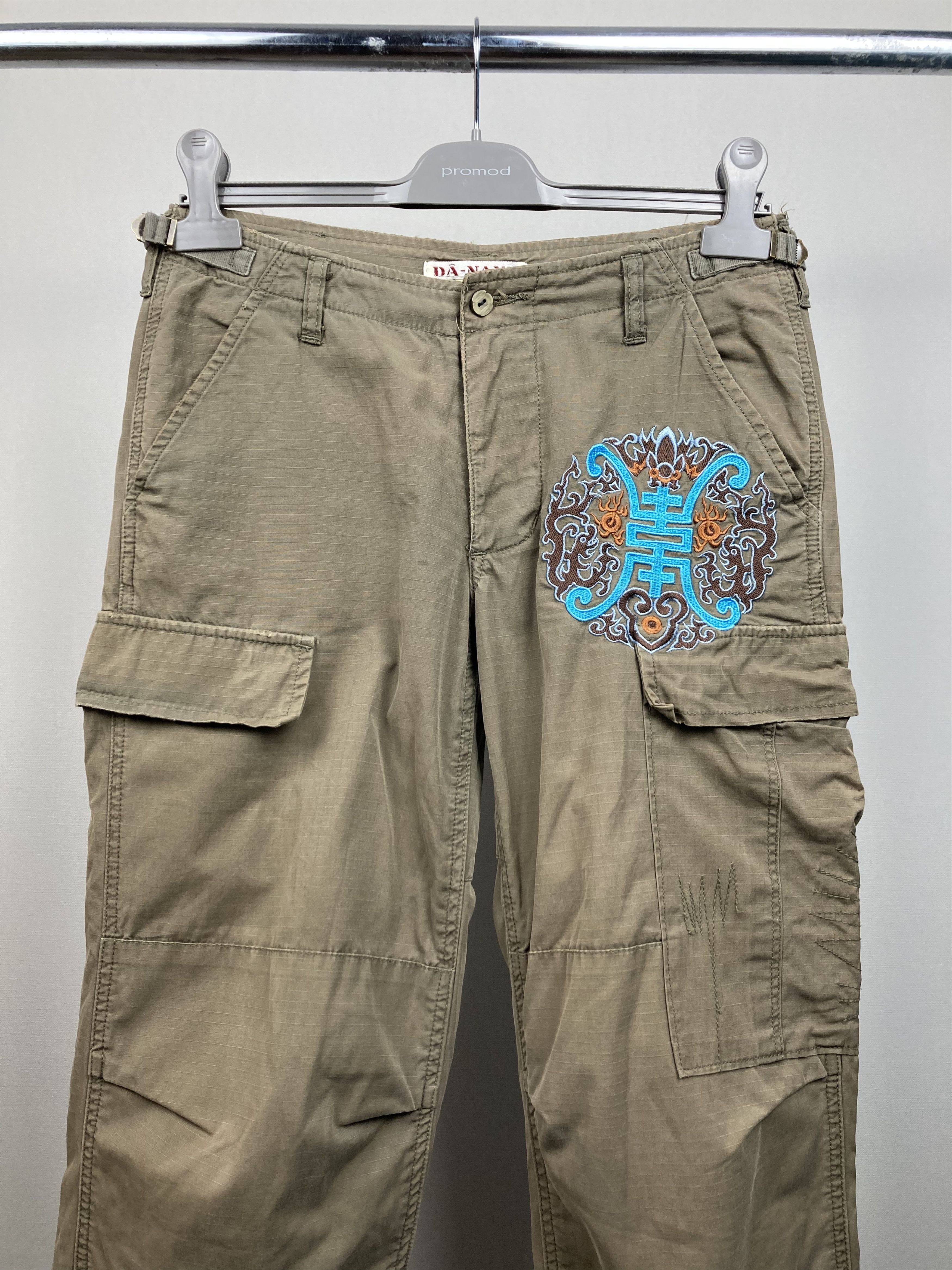 Japanese Brand 288$ RRP Da Nang Made in Hong Kong Military Cargo Pants Size 29" - 3 Thumbnail