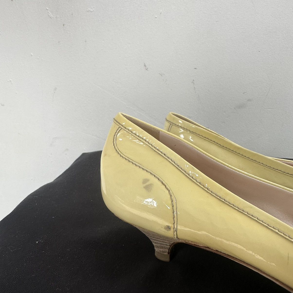 Prada Prada small heel Ballet Flats Shoes Vintage 2000s Retro Rare Size US 8 / IT 38 - 10 Thumbnail