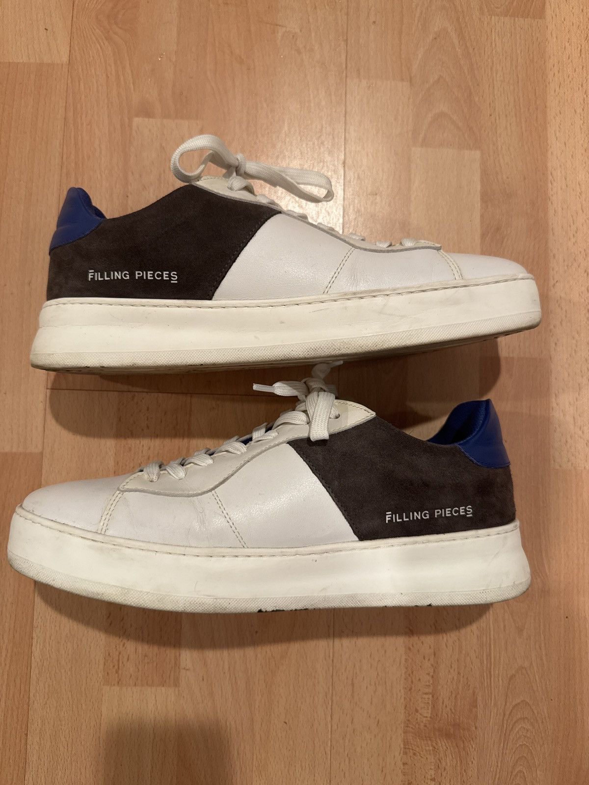 Filling Pieces Filling Pieces Low Plain Court Dark Grey Size US 10 / EU 43 - 1 Thumbnail