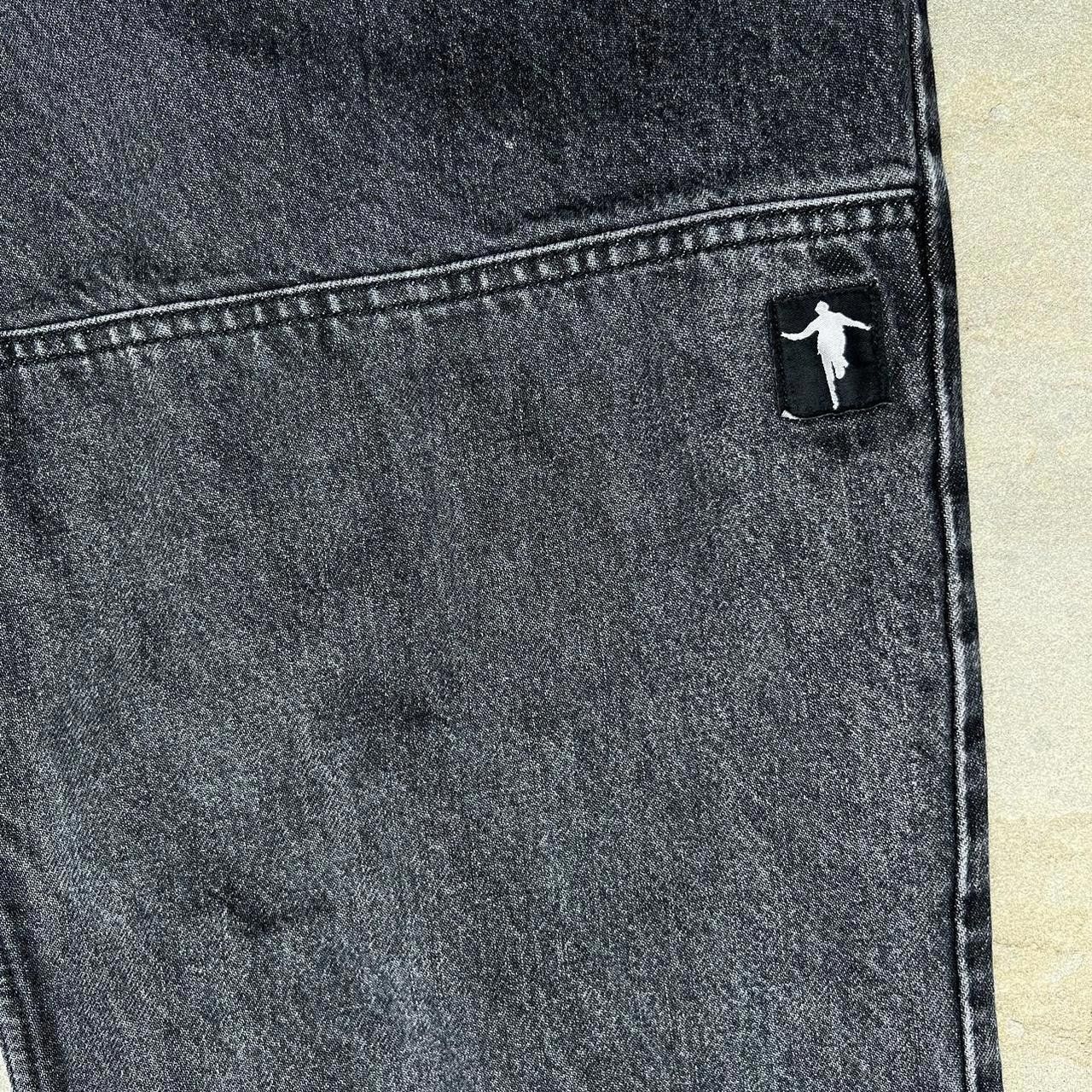 Hockey Skateboards Hockey Double Knee Black Washed Denim Jeans Size US 38 / EU 54 - 5 Thumbnail