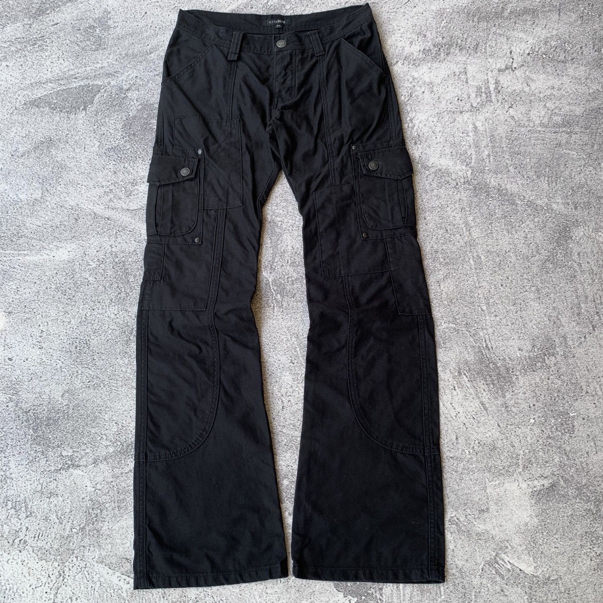 CIVARIZE CIVRIZE patchwork Cargo Flare Jeans Size US 30 / EU 46 - 1 Thumbnail