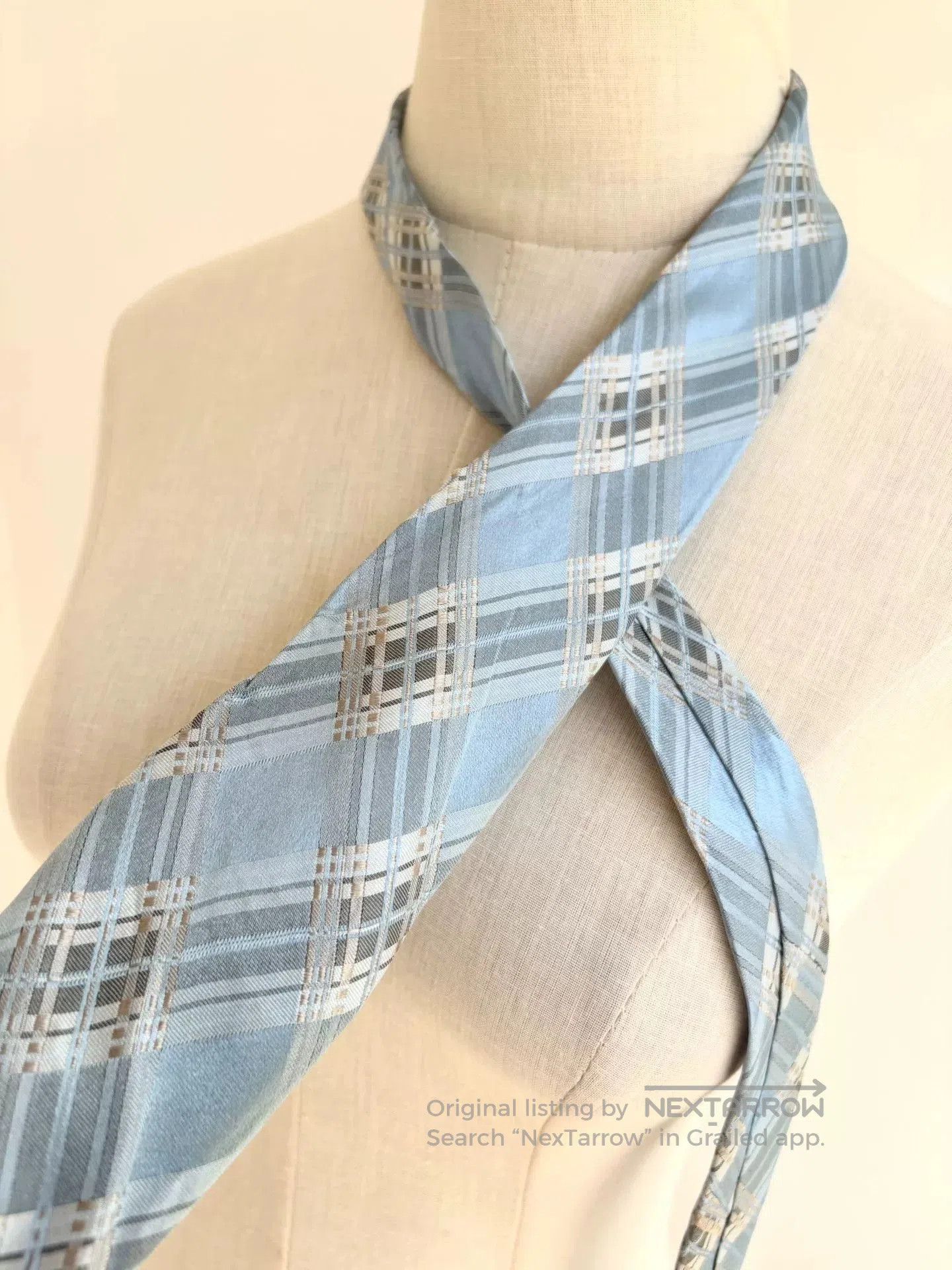 Vivienne Westwood vivienne westwood blue striped necktie. Size ONE SIZE - 9 Thumbnail