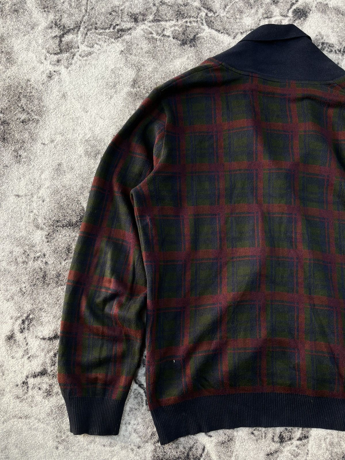 U.S. Polo Assn. US Polo Assn Shawl Collar Cardigan Plaid Logo XXL Size US XXL / EU 58 / 5 - 11 Thumbnail