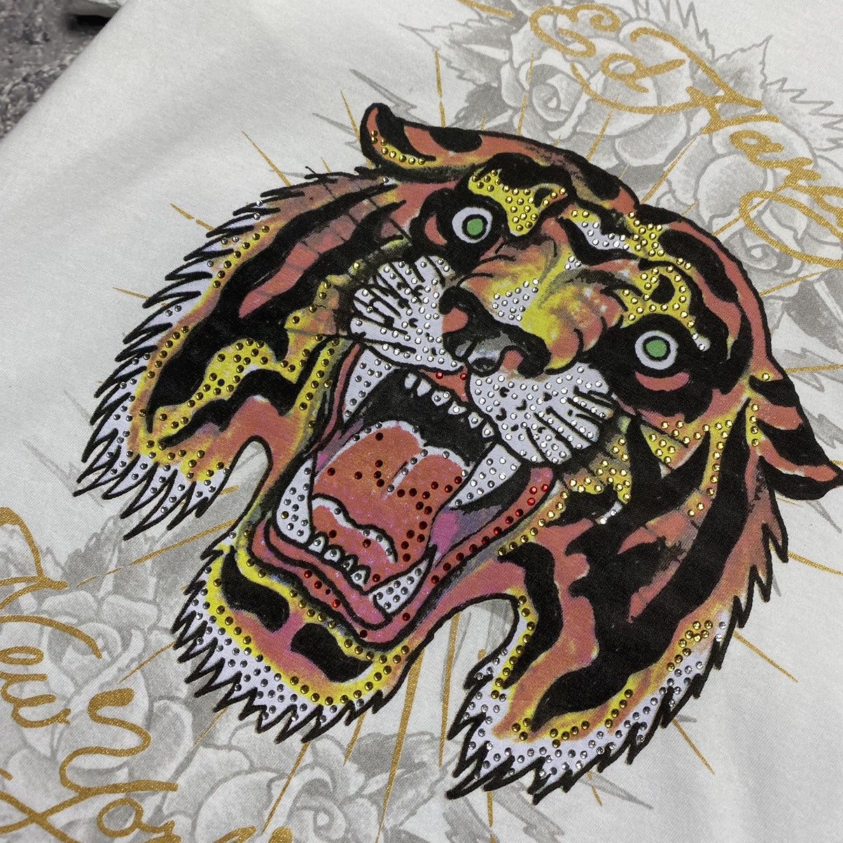 Ed Hardy Men’s Ed Hardy By Christian Audigier big logo y2k tee Size US M / EU 48-50 / 2 - 5 Thumbnail