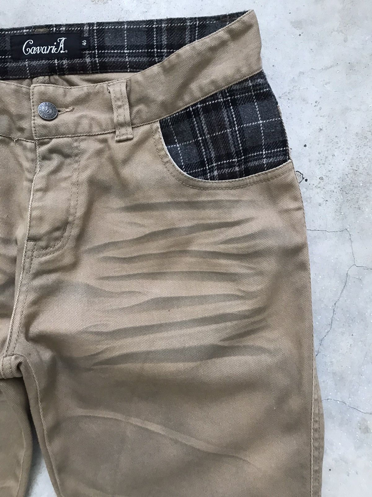 Japanese Brand CavariA Japan Dirty Distressed Flared Pants Size US 31 - 4 Thumbnail