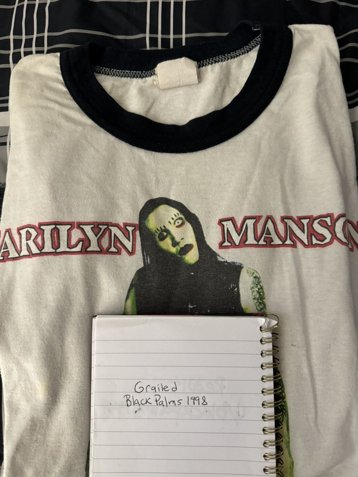 Vintage Marilyn Manson Antichrist Superstar Concert T Shirt 1996 Size US XL / EU 56 / 4 - 10 Thumbnail